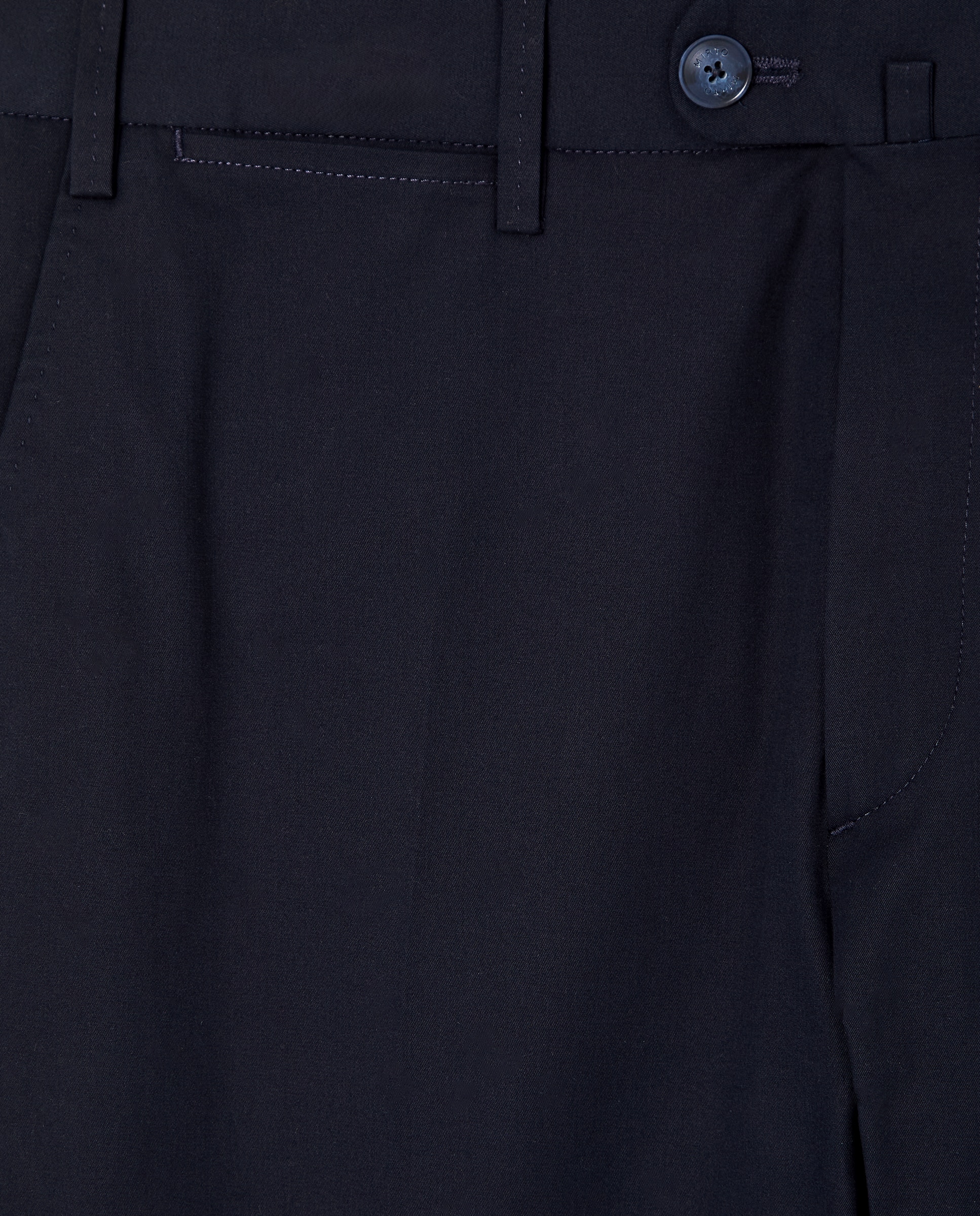 Pantalón hombre vestir regular fit mezcla lana poliéster liso - Mirto - Azul marino Azul marino-5