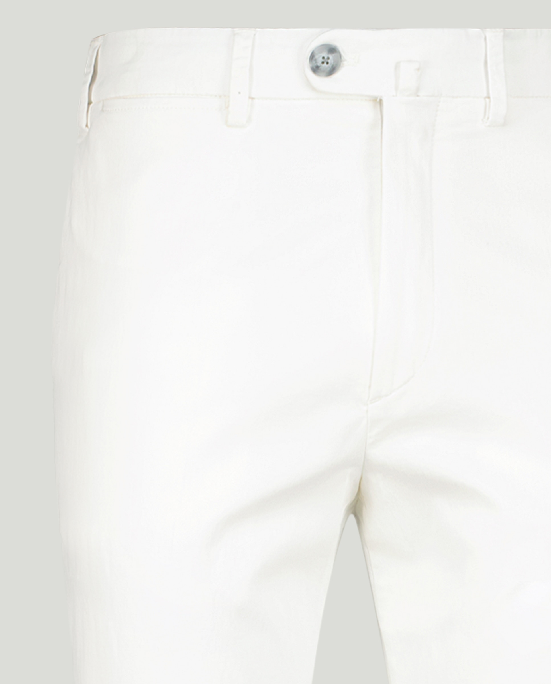 Pantalón hombre chino regular fit algodón strech liso azul marino - Mirto - Blanco Blanco-5