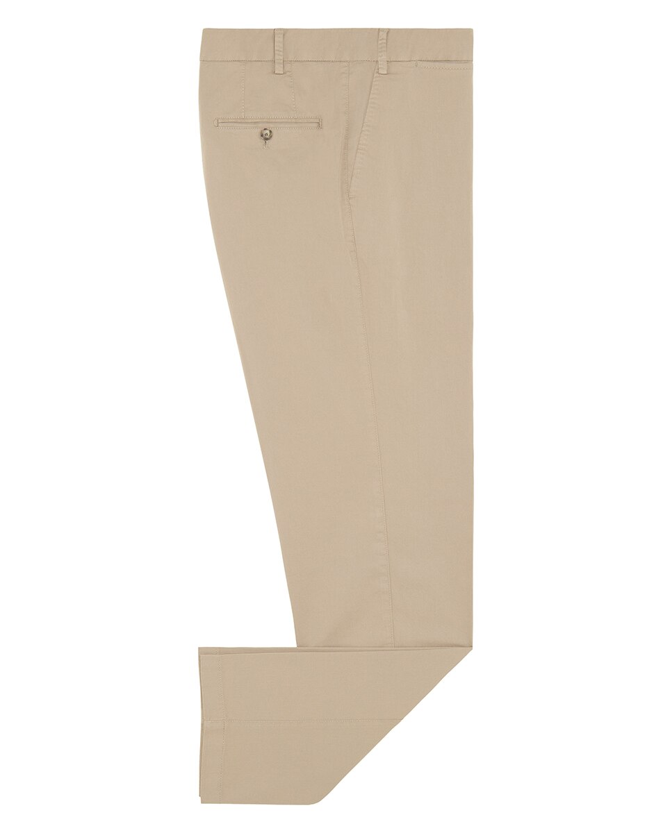 Pantalón hombre chino regular fit algodón strech liso azul marino - Mirto - Topo Topo-4