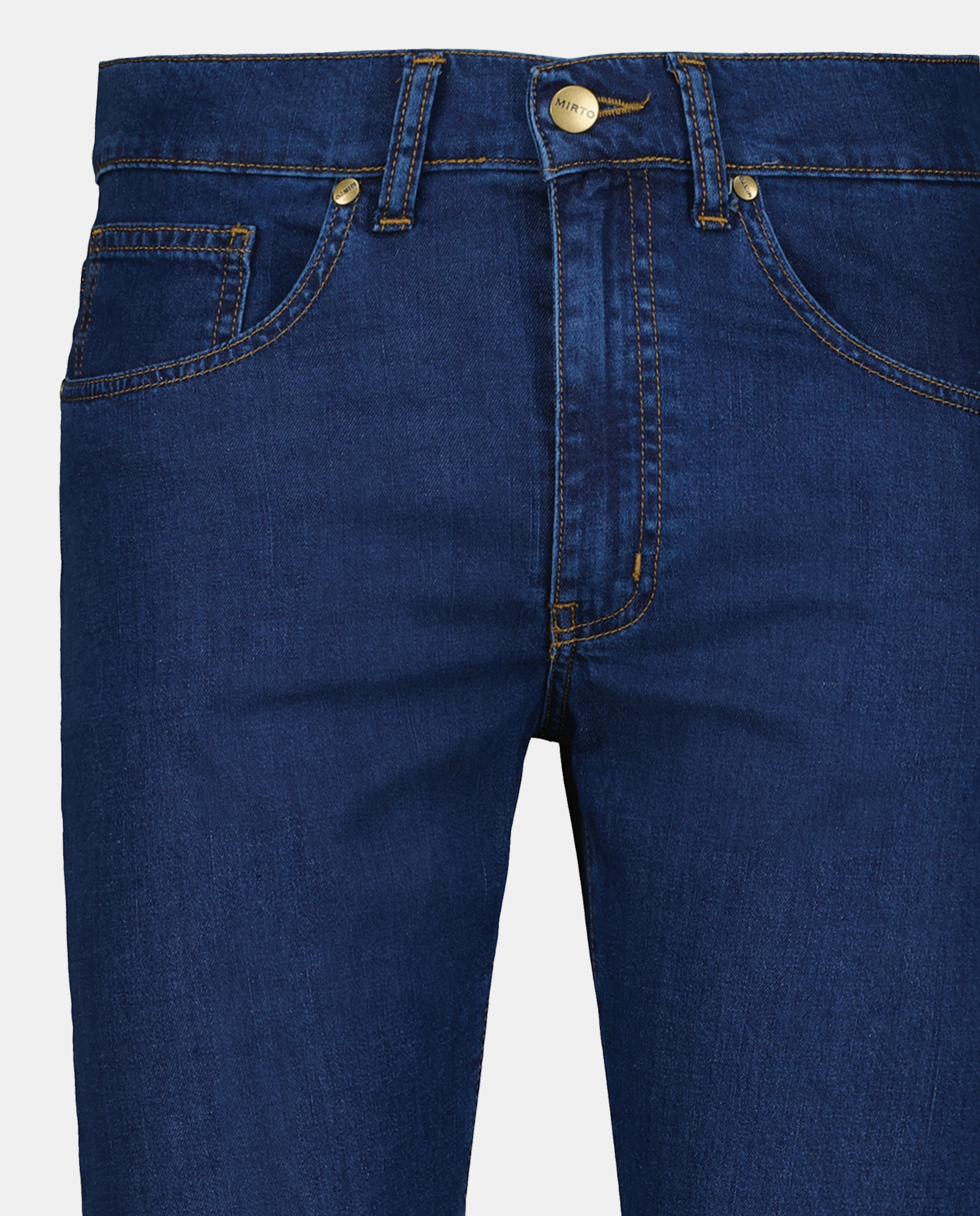Jeans Chino Regular Fit - Índigo Escuro Azul-índigo-5