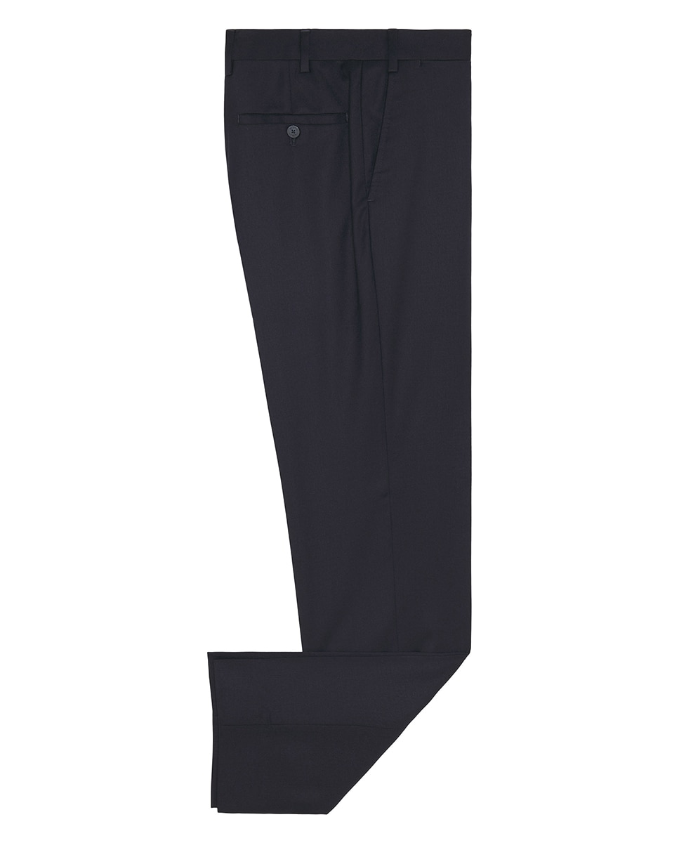 Pantalón hombre regular franela strech liso - Mirto - Azul marino Azul marino-4