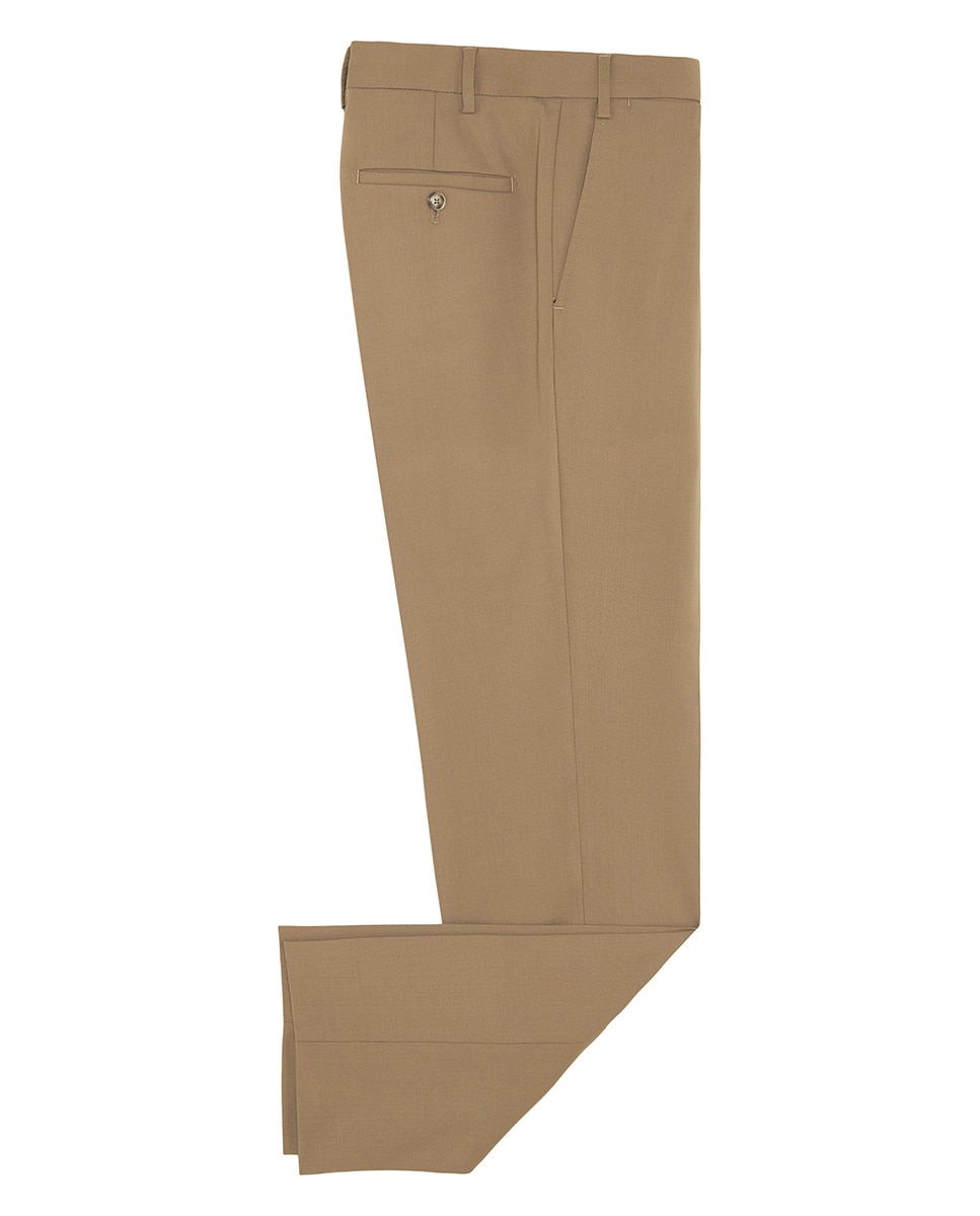 Pantalón hombre regular sarga liso - Mirto - Beige Beige-4