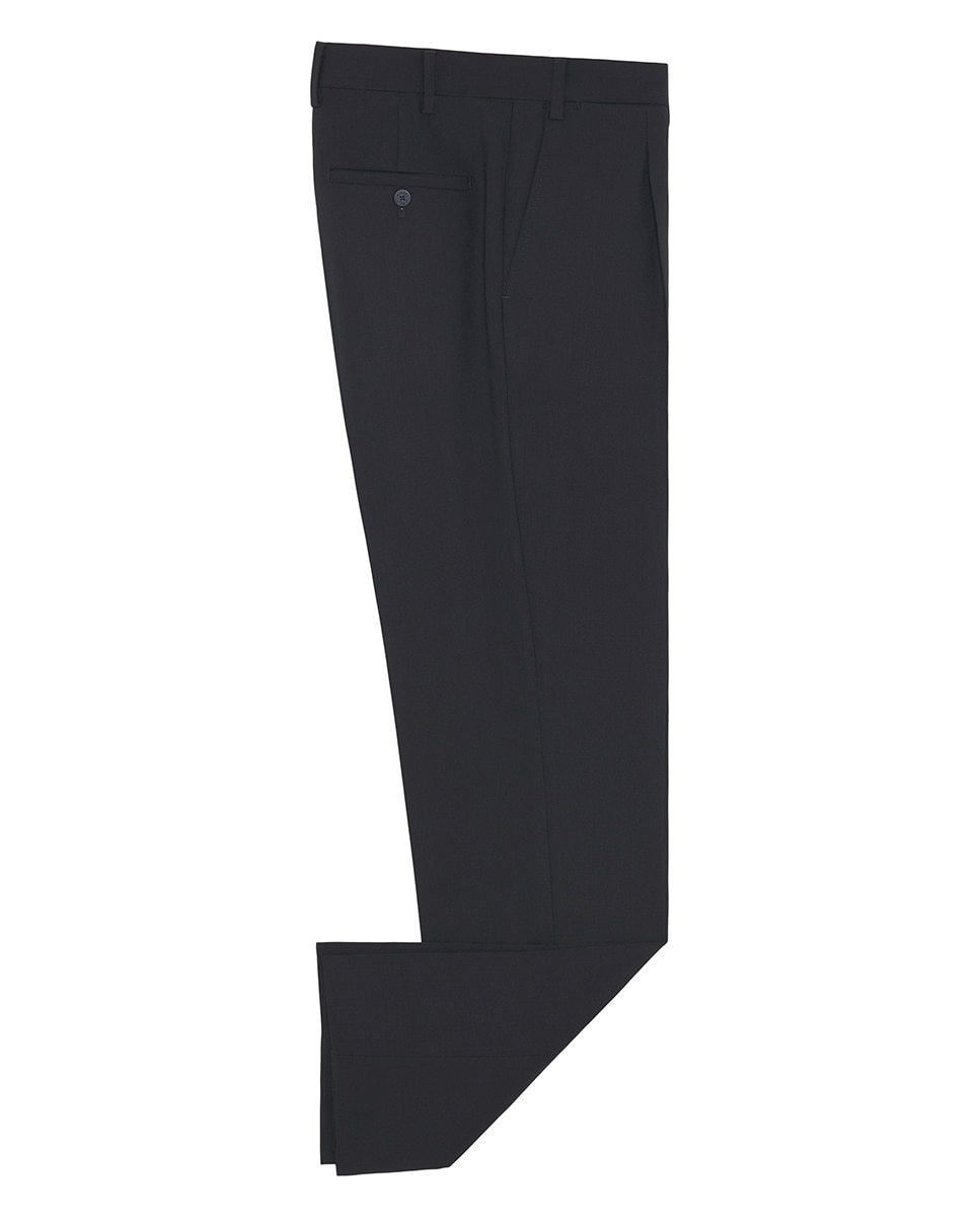 Pantalón hombre regular sarga liso - Mirto - Azul marino Azul marino-4