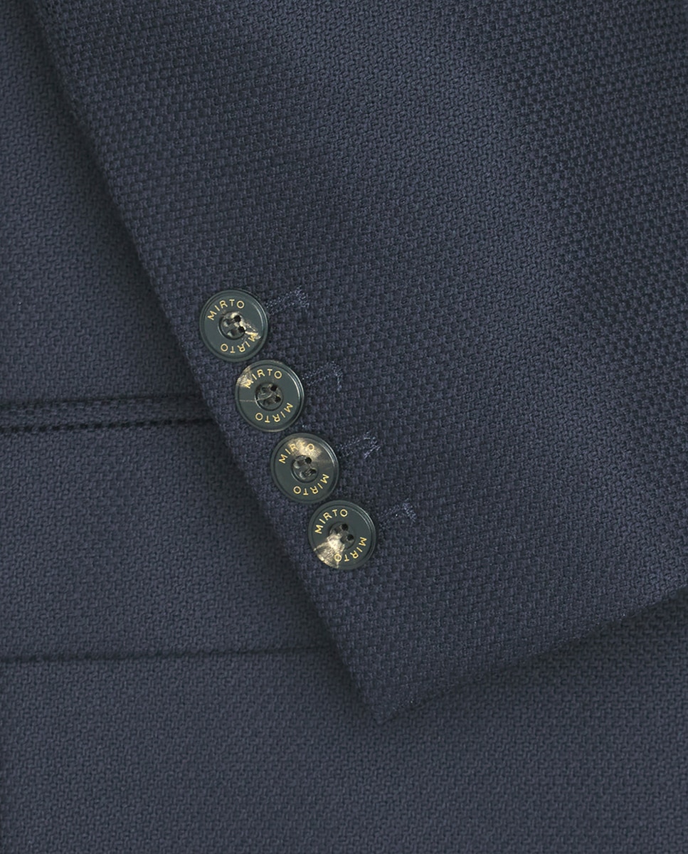 Casaco Custom Fit com Estrutura Azul-marinho-4