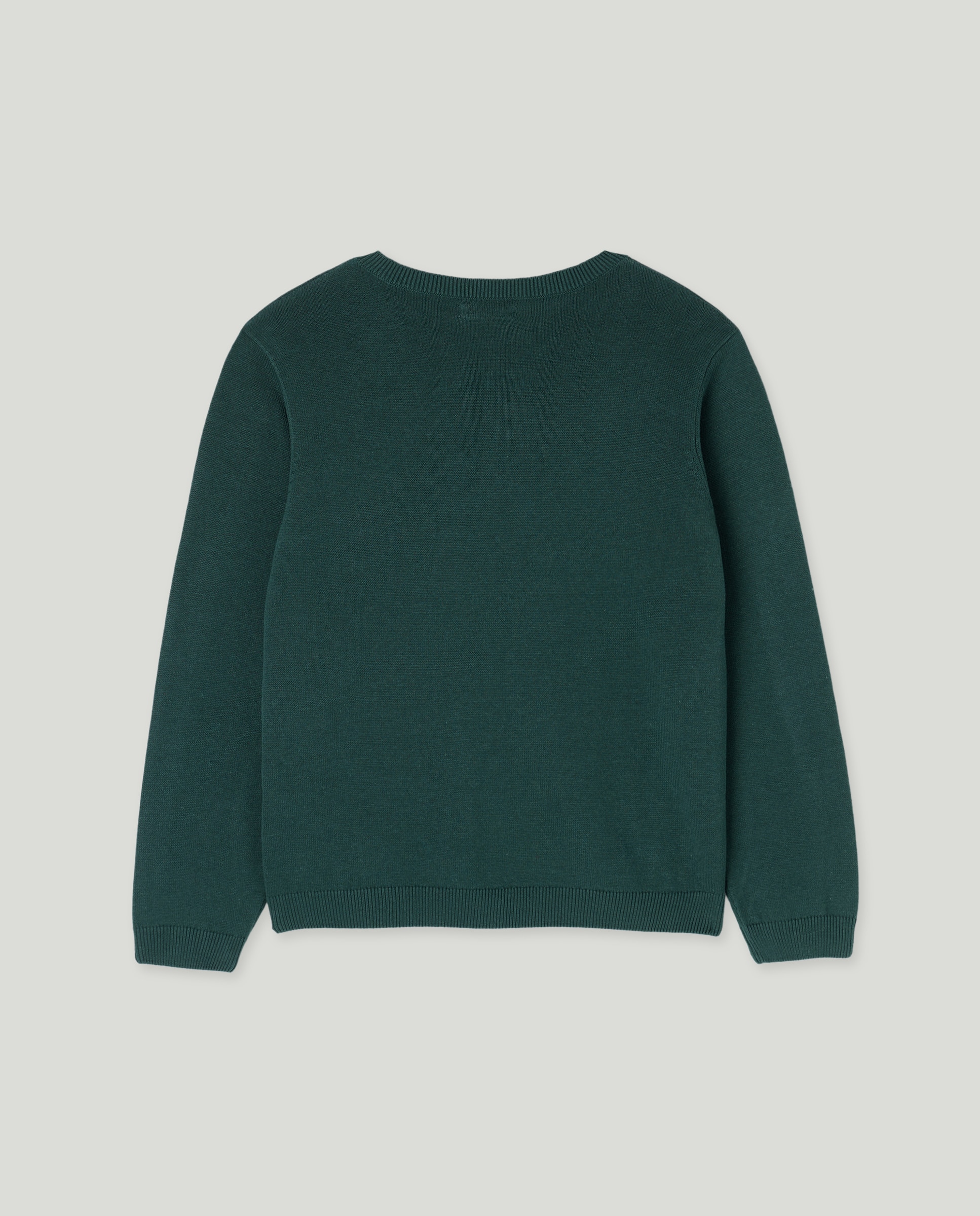 Jersey niño colegio algodón Verde-2