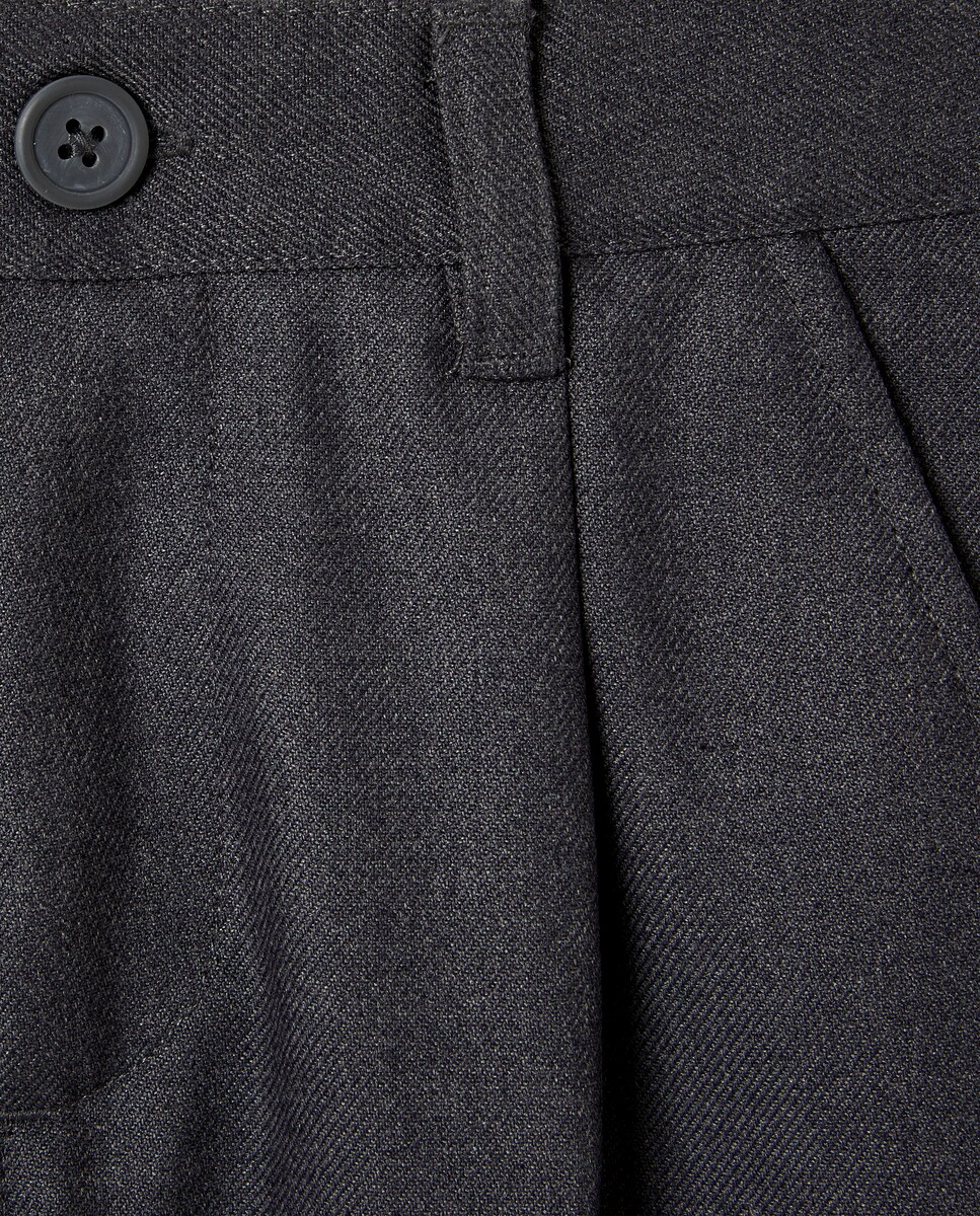 Pantalon Colegio Chino Gris oscuro-3