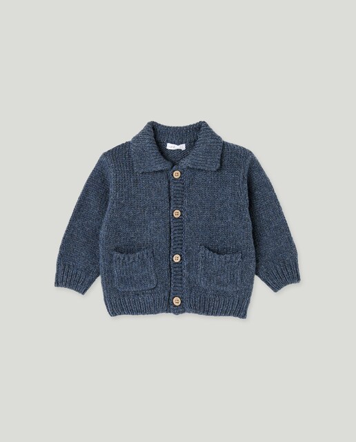 Imagen 0 de Cárdigan de bebé cuello polo