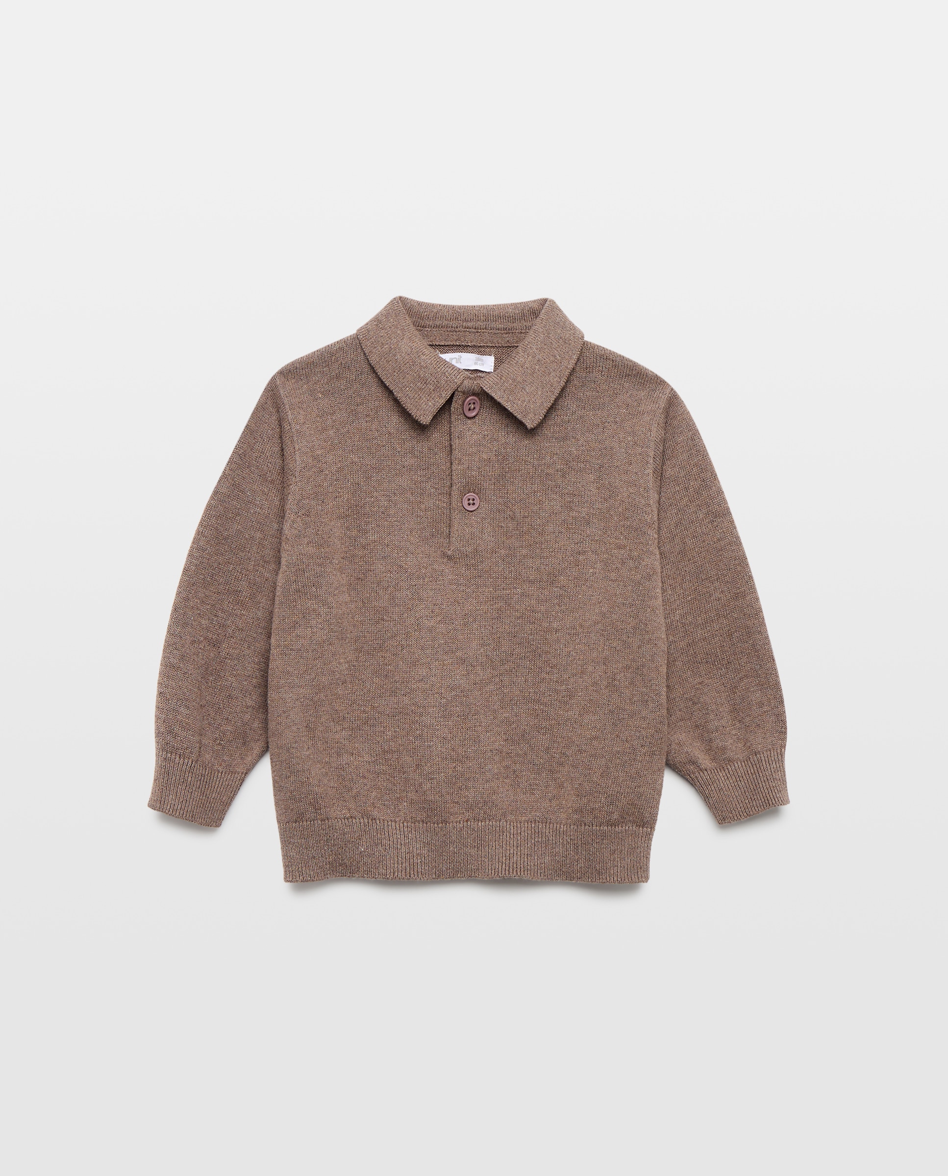 Imagen 0 de Jersey de bebé cuello polo (melange)