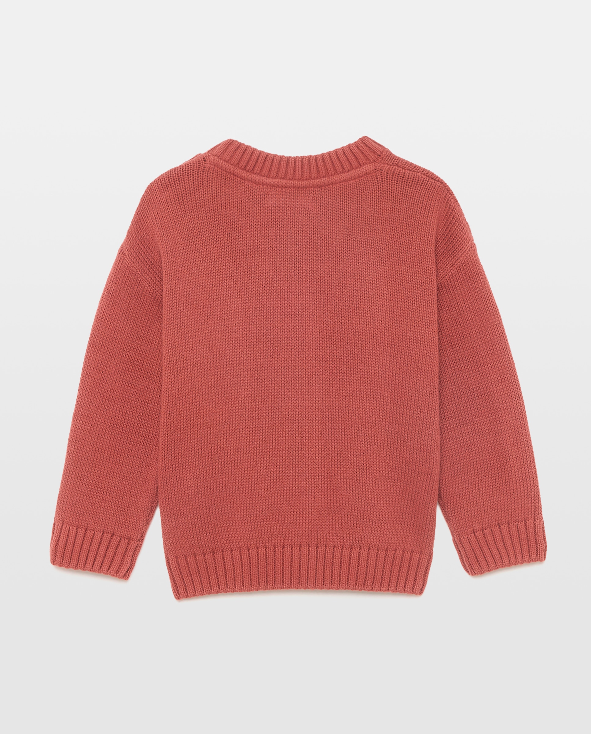 Jersey de bebé cuello caja (solid) 770 Terracota-2
