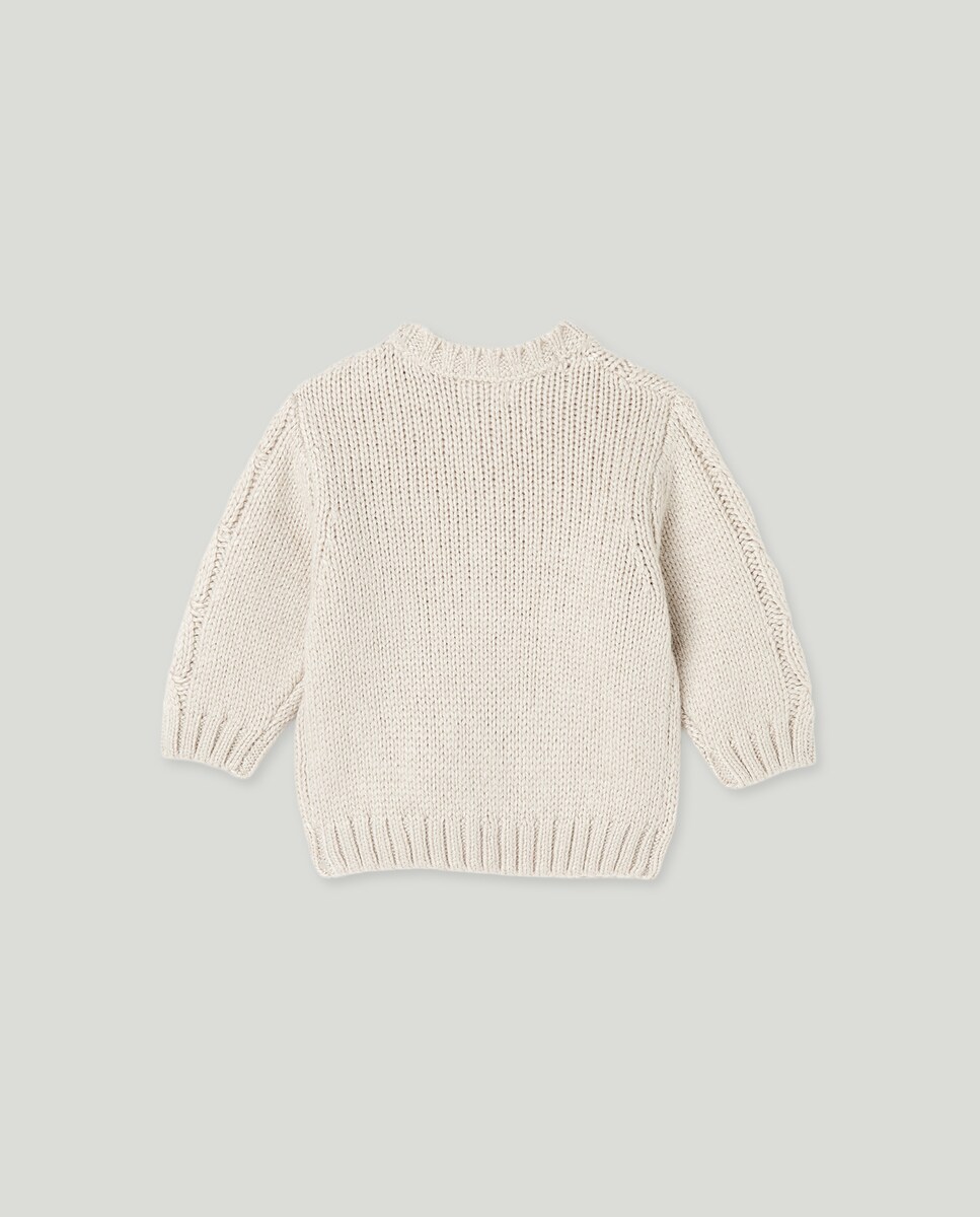 Jersey de bebé cuello caja ochos Marrón-2