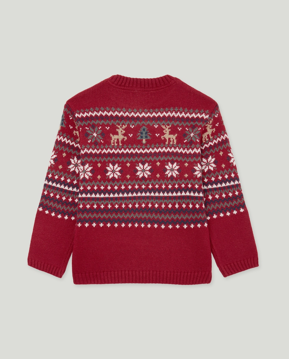 Jersey de Navidad infantil Rojo-2