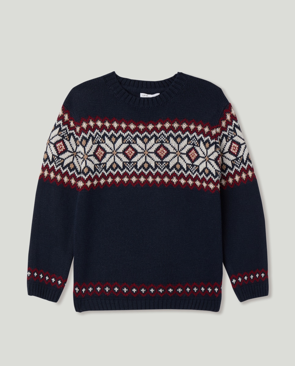 Jersey Navidad infantil Azul-1