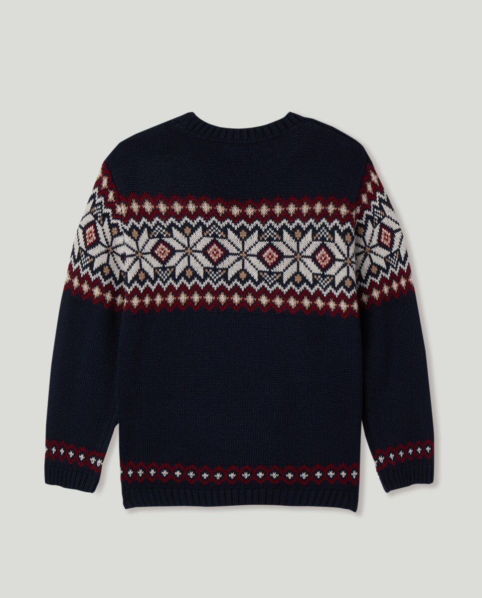 Jersey Navidad infantil Azul-2