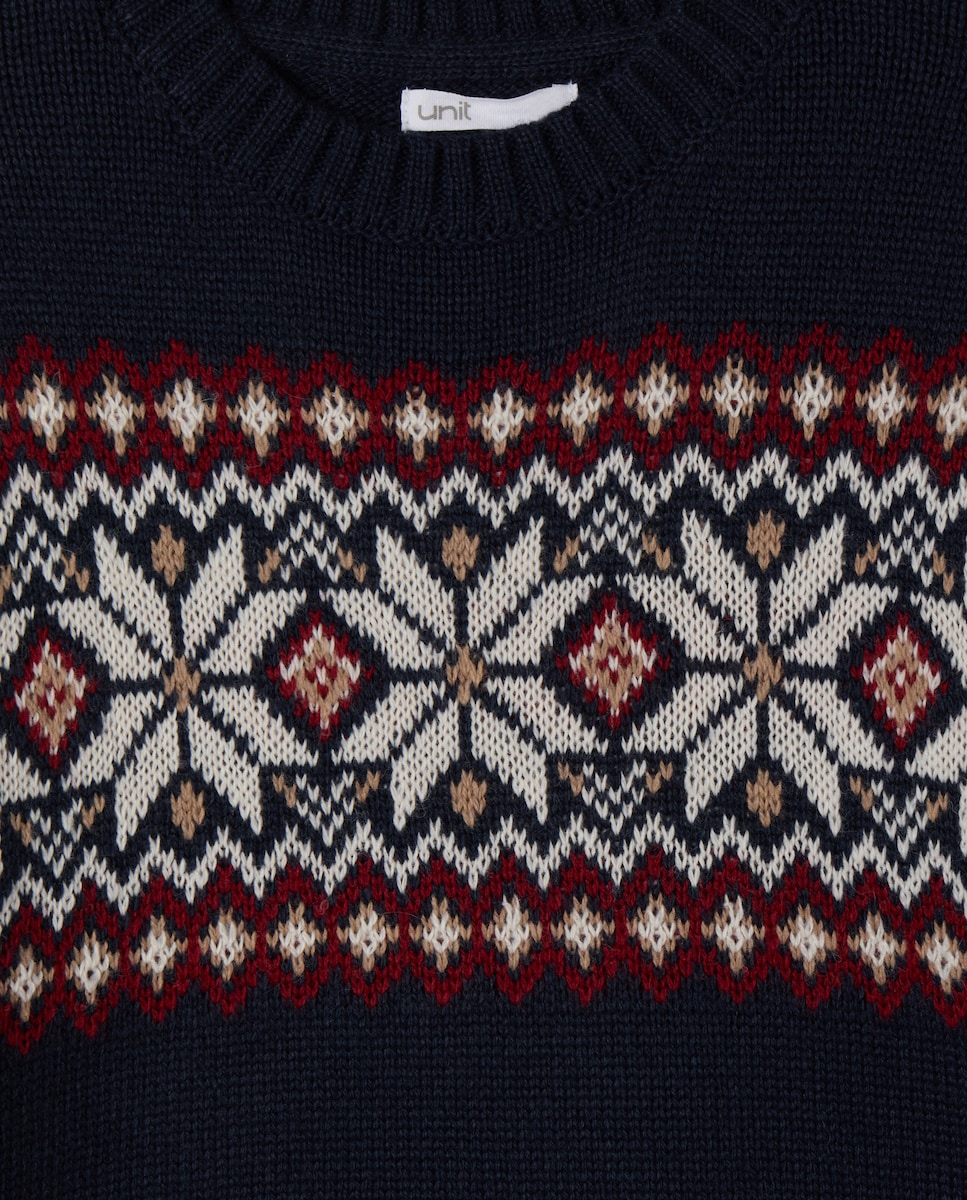 Jersey Navidad infantil Azul-3