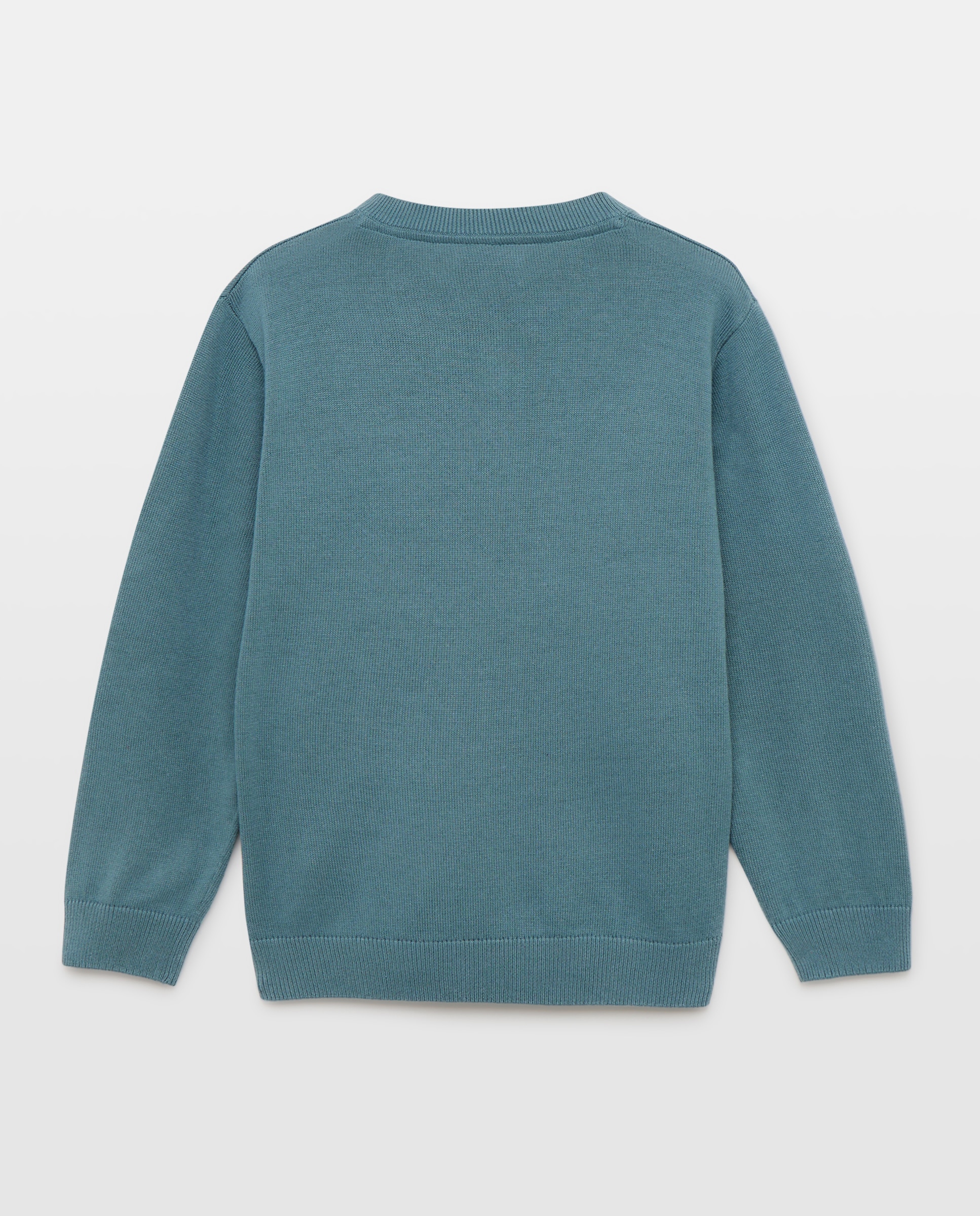 Jersey de niño cuello pico (solid) Verde Pato-2