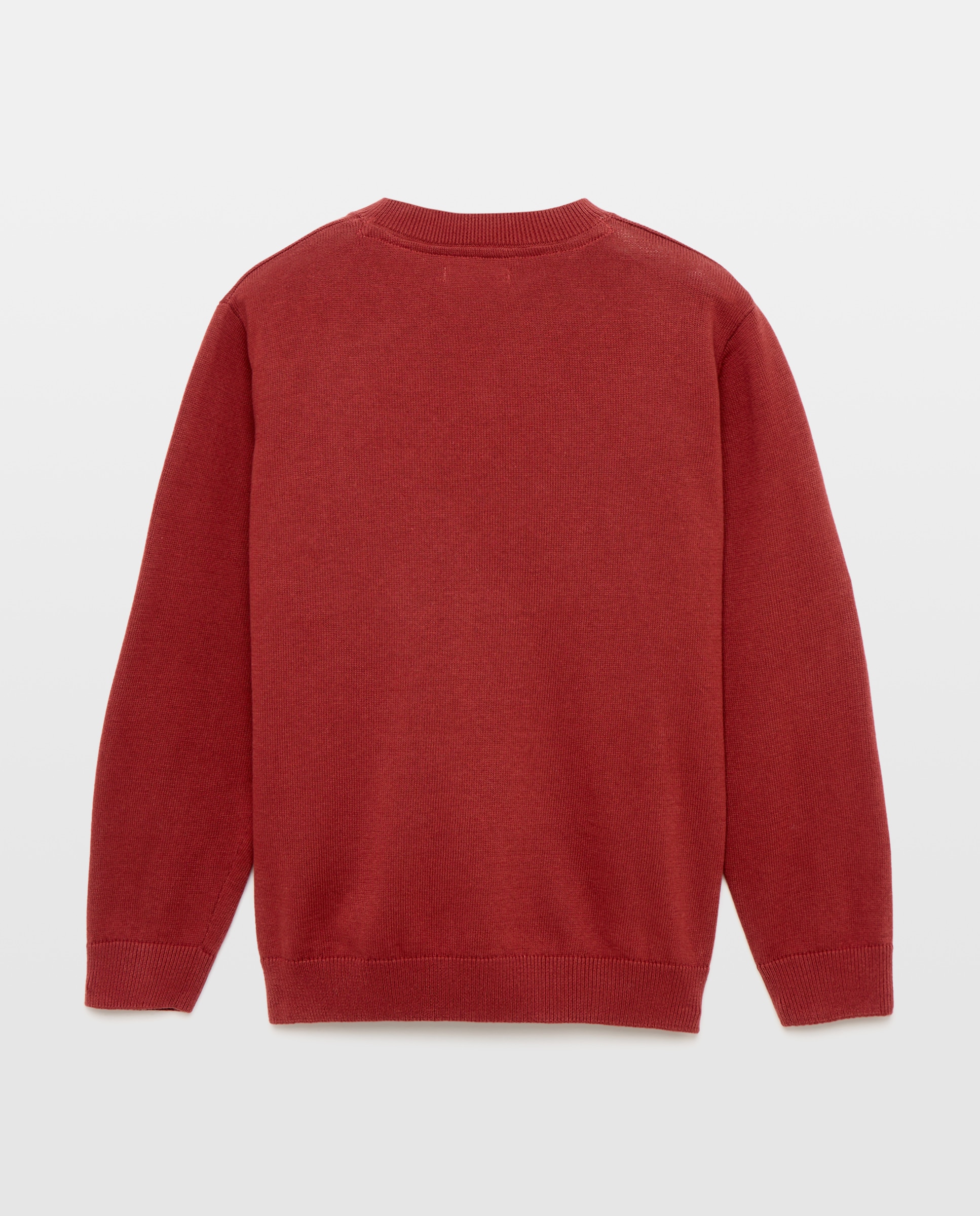 Jersey de niño cuello pico (solid) 770 Terracota-2