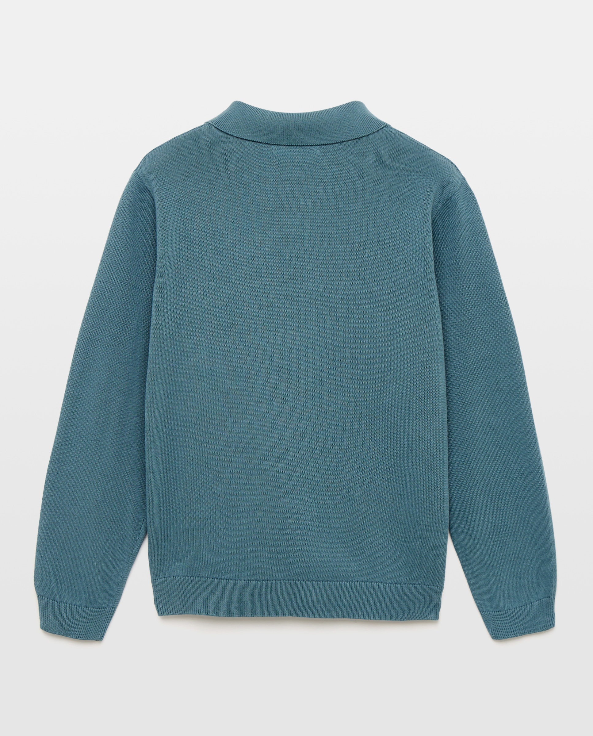 Jersey de niño cuello polo (solid) Verde Pato-2
