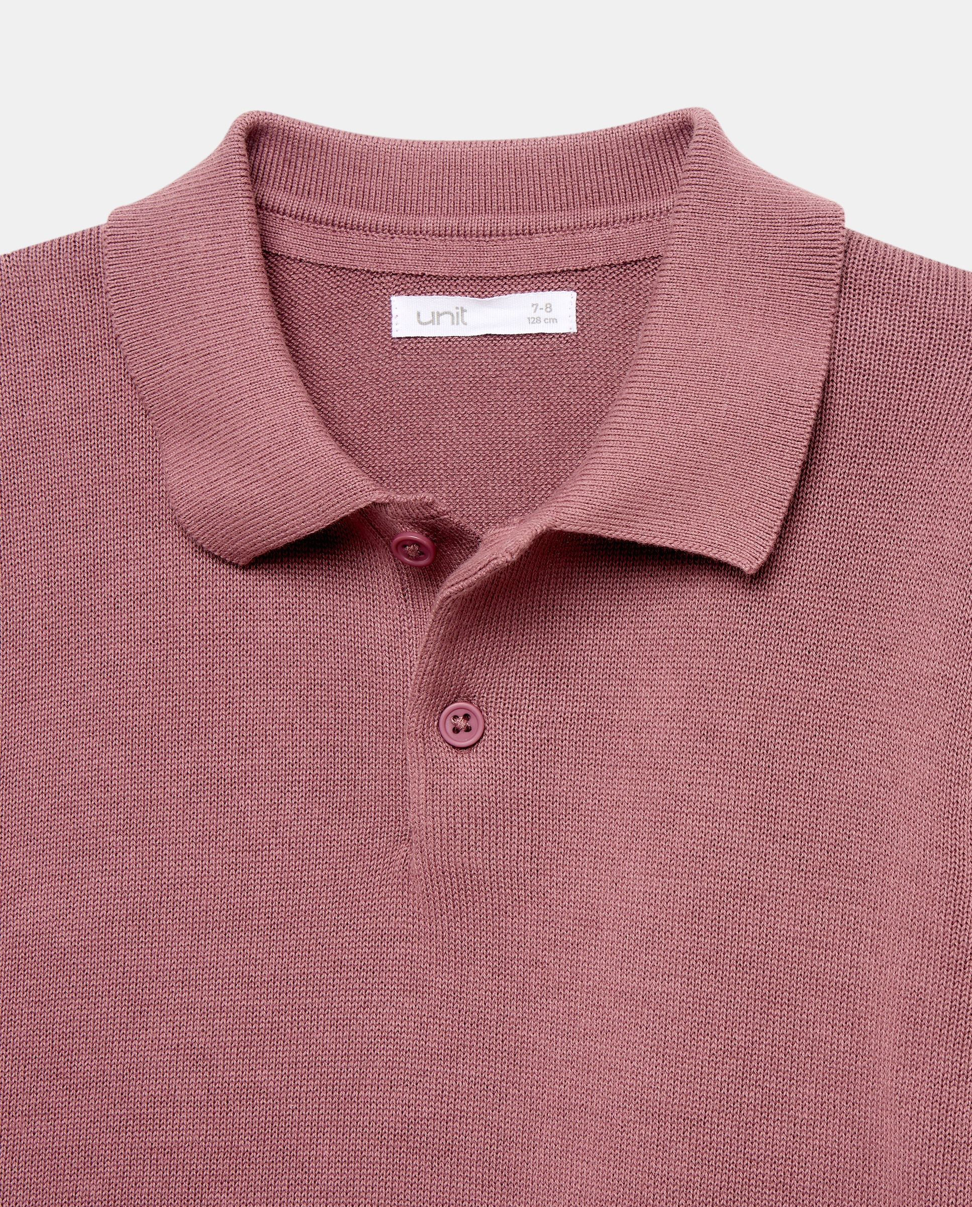 Jersey de niño cuello polo (solid) 291 Berenjena-3