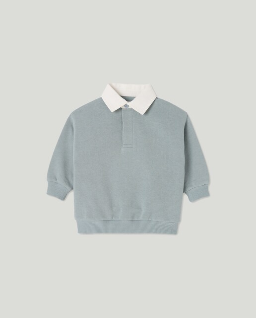 Imagen 0 de Sudadera de bebé cuello polo