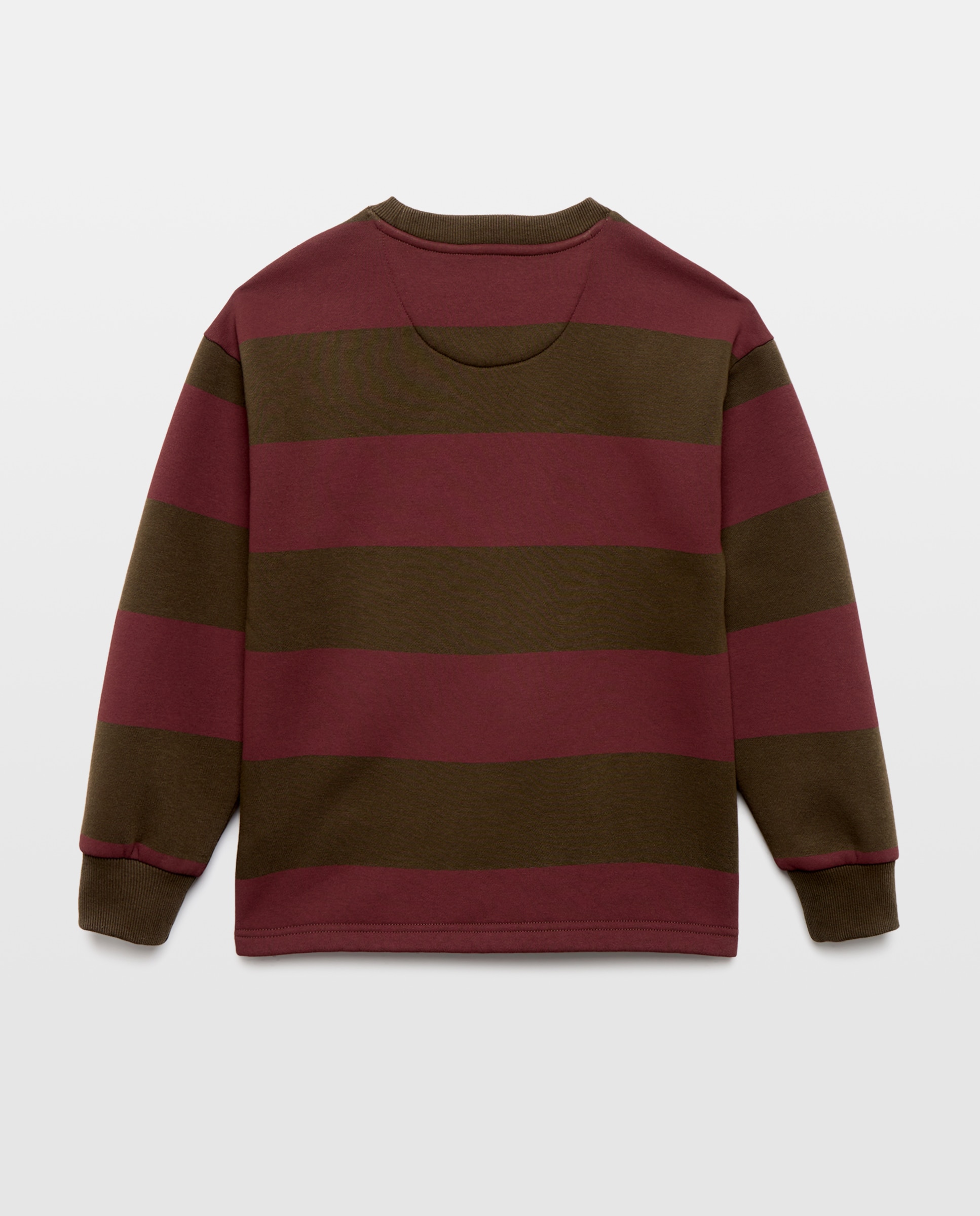 Sudadera de niño de algodón Burdeos-2