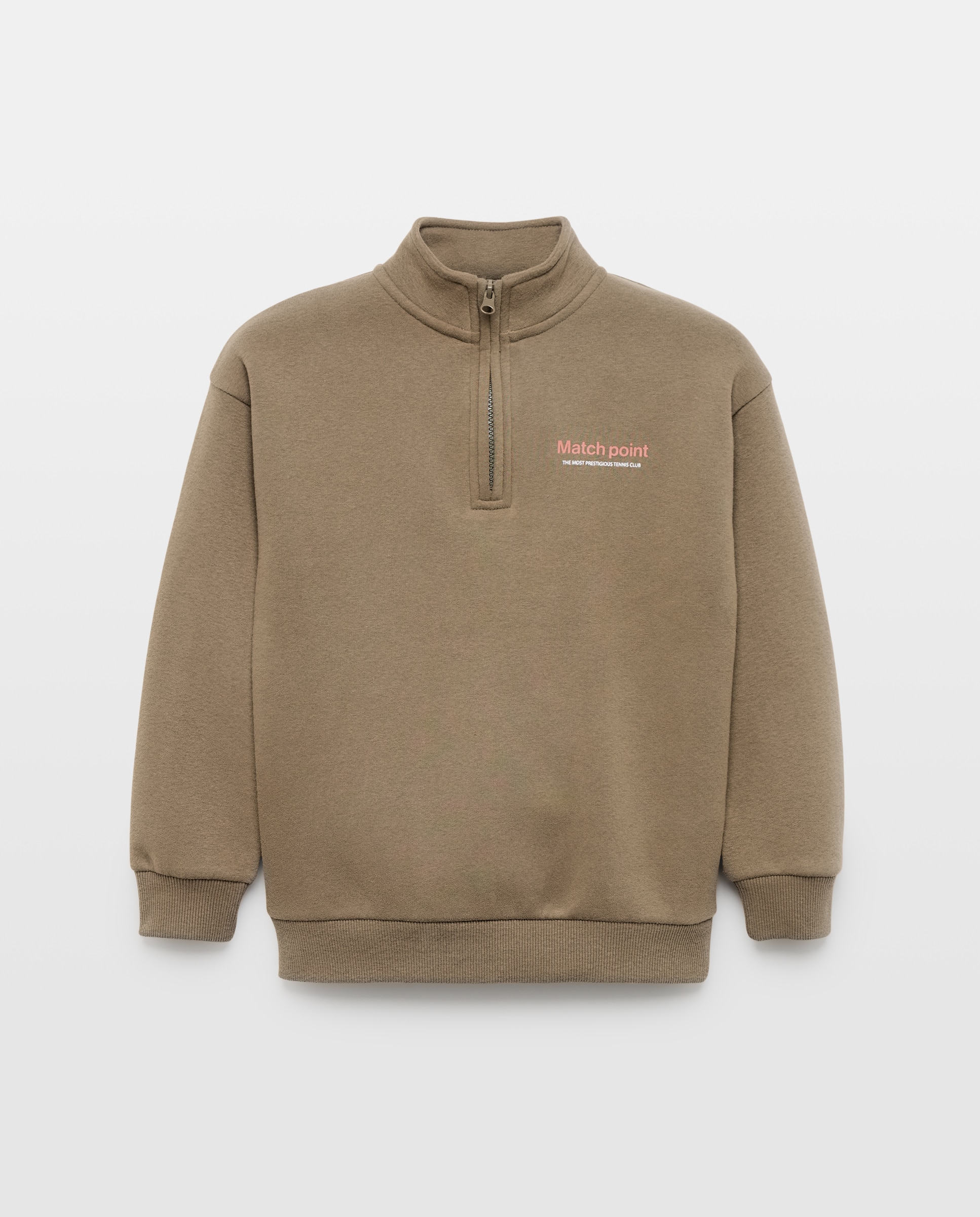 Imagen 0 de Sudadera de niño cuello cremallera