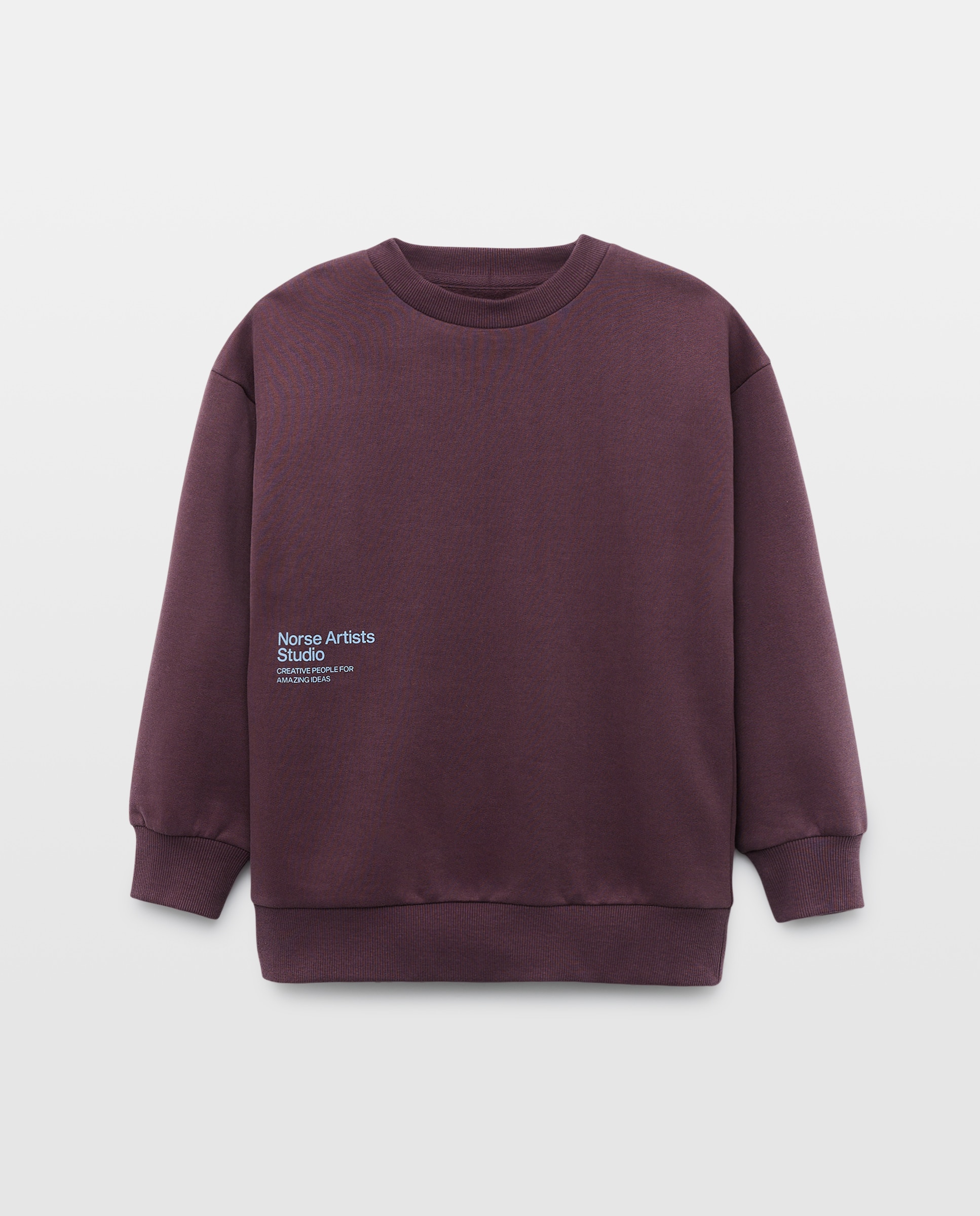 Imagen 0 de Sudadera de niño cuello caja estampada