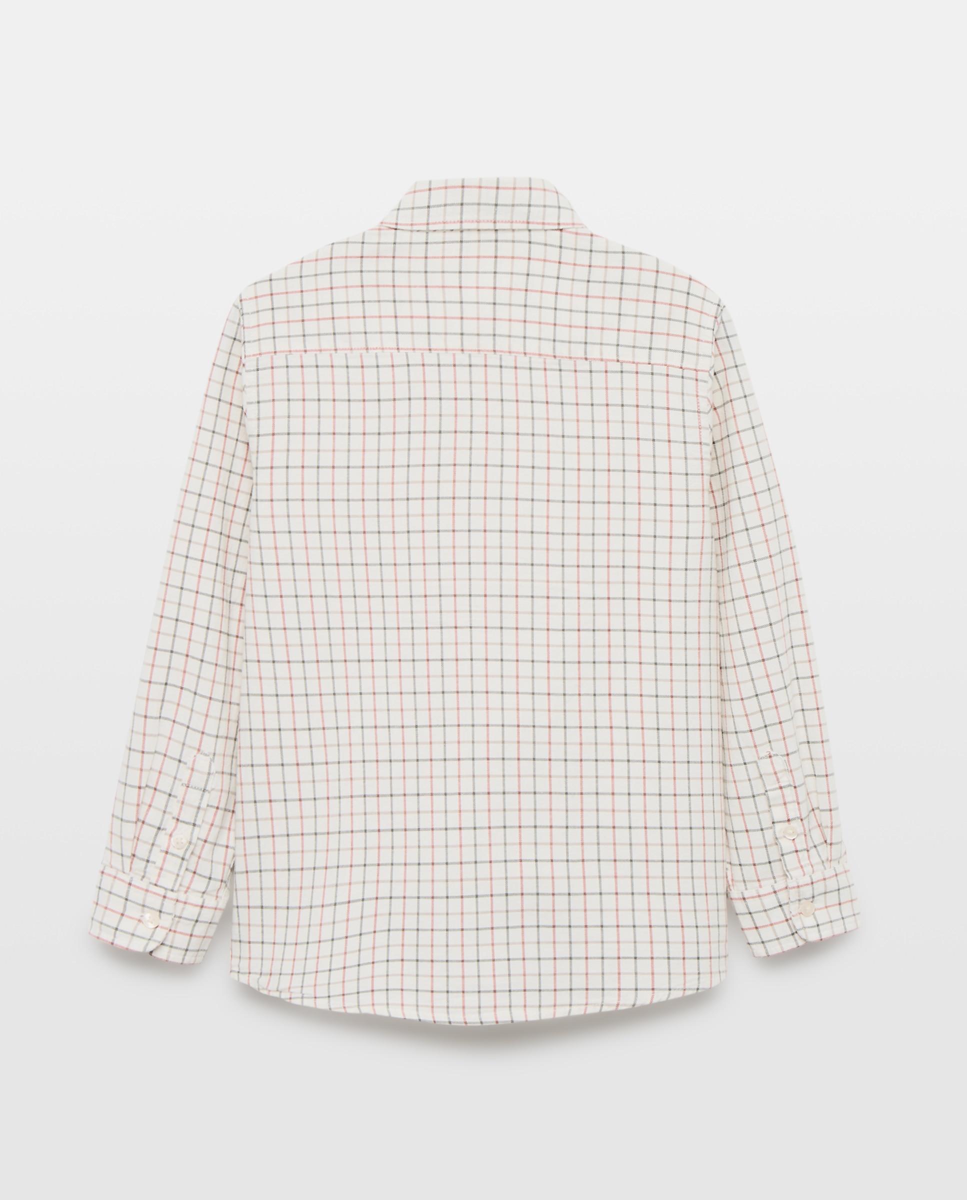 Camisa de niño villela cuadros 660 Naranja-2
