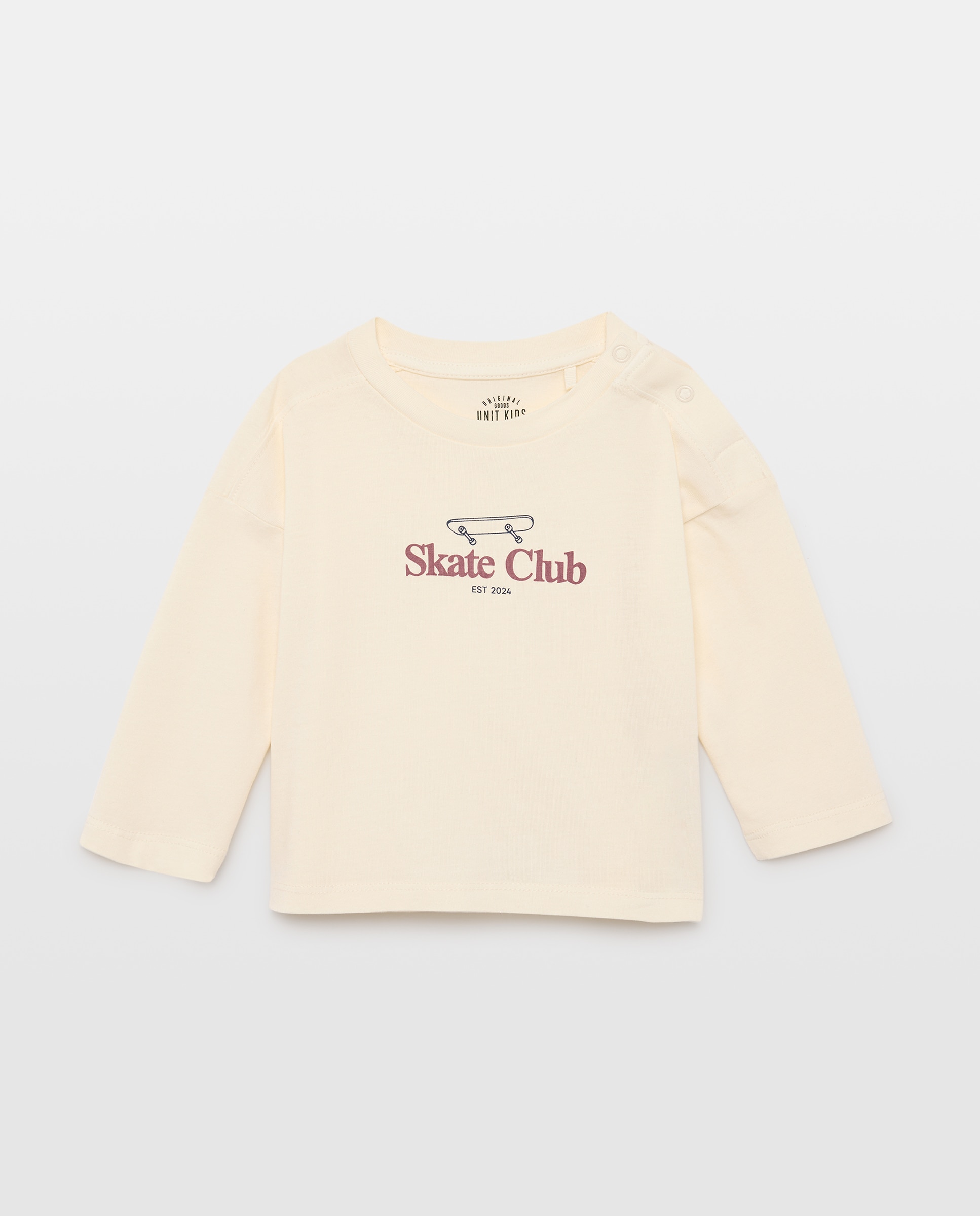Imagen 0 de Camiseta de bebé estampada manga larga gmd