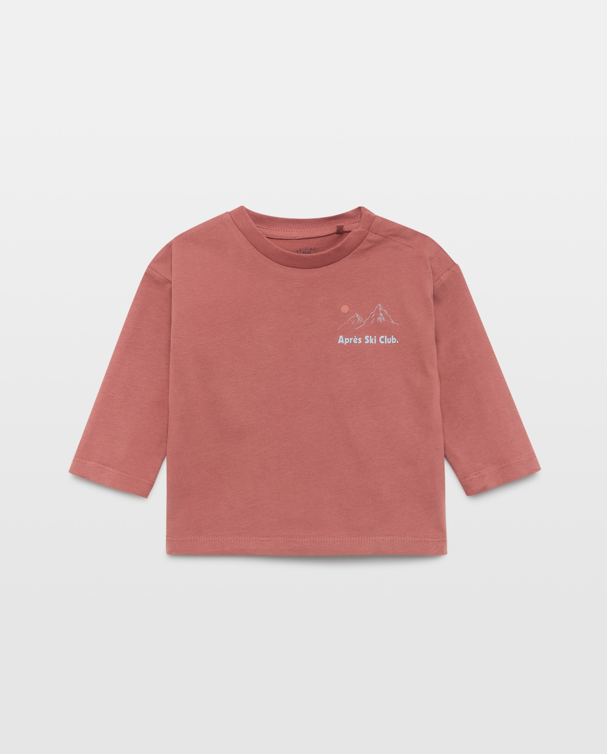 Imagen 0 de Camiseta de bebé estampada manga larga