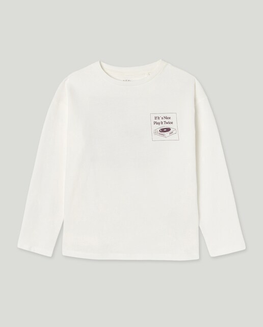 Imagen 0 de Camiseta de niño estampada manga larga