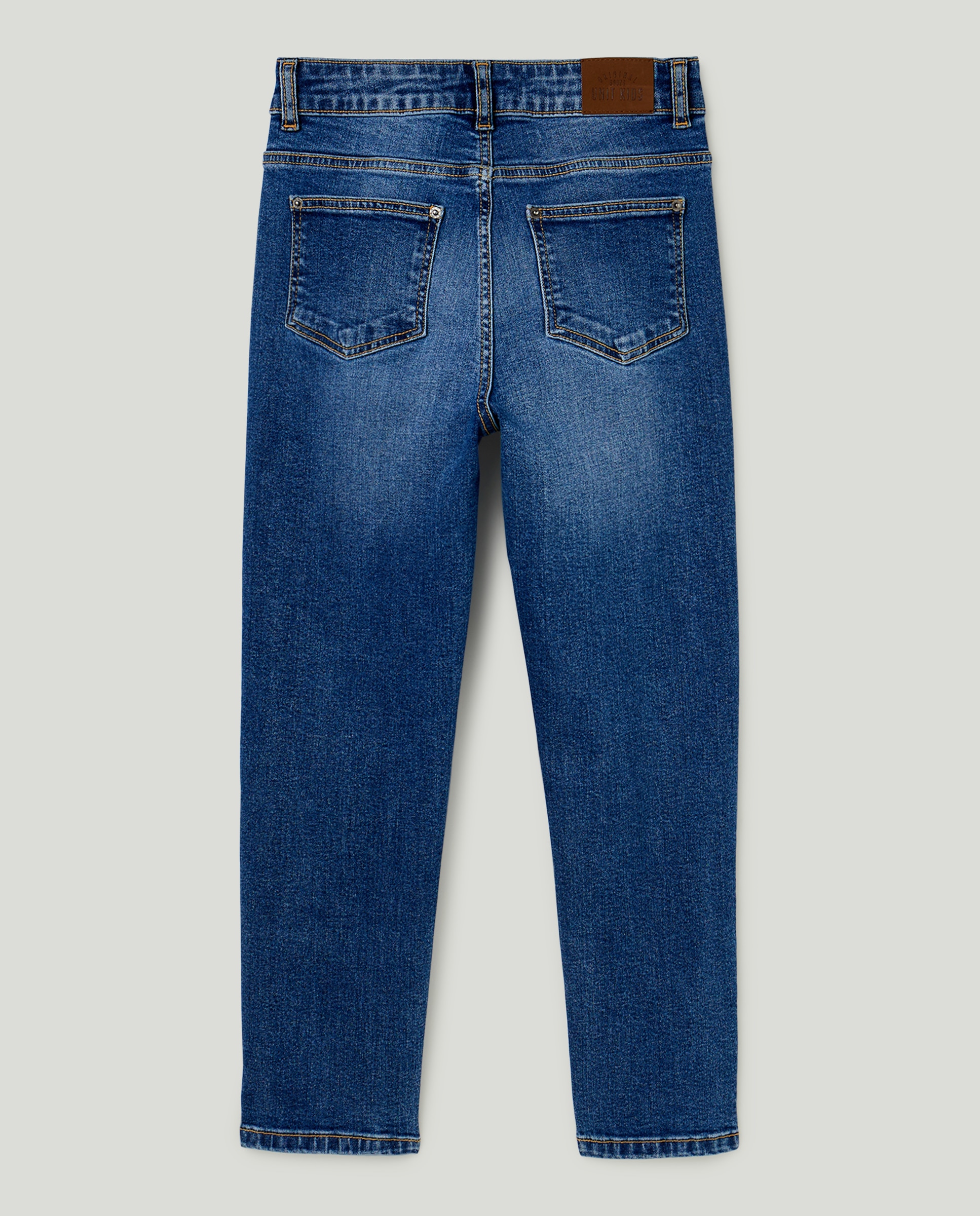 Pantalón de niño denim 5 bolsillos regular Azul-2