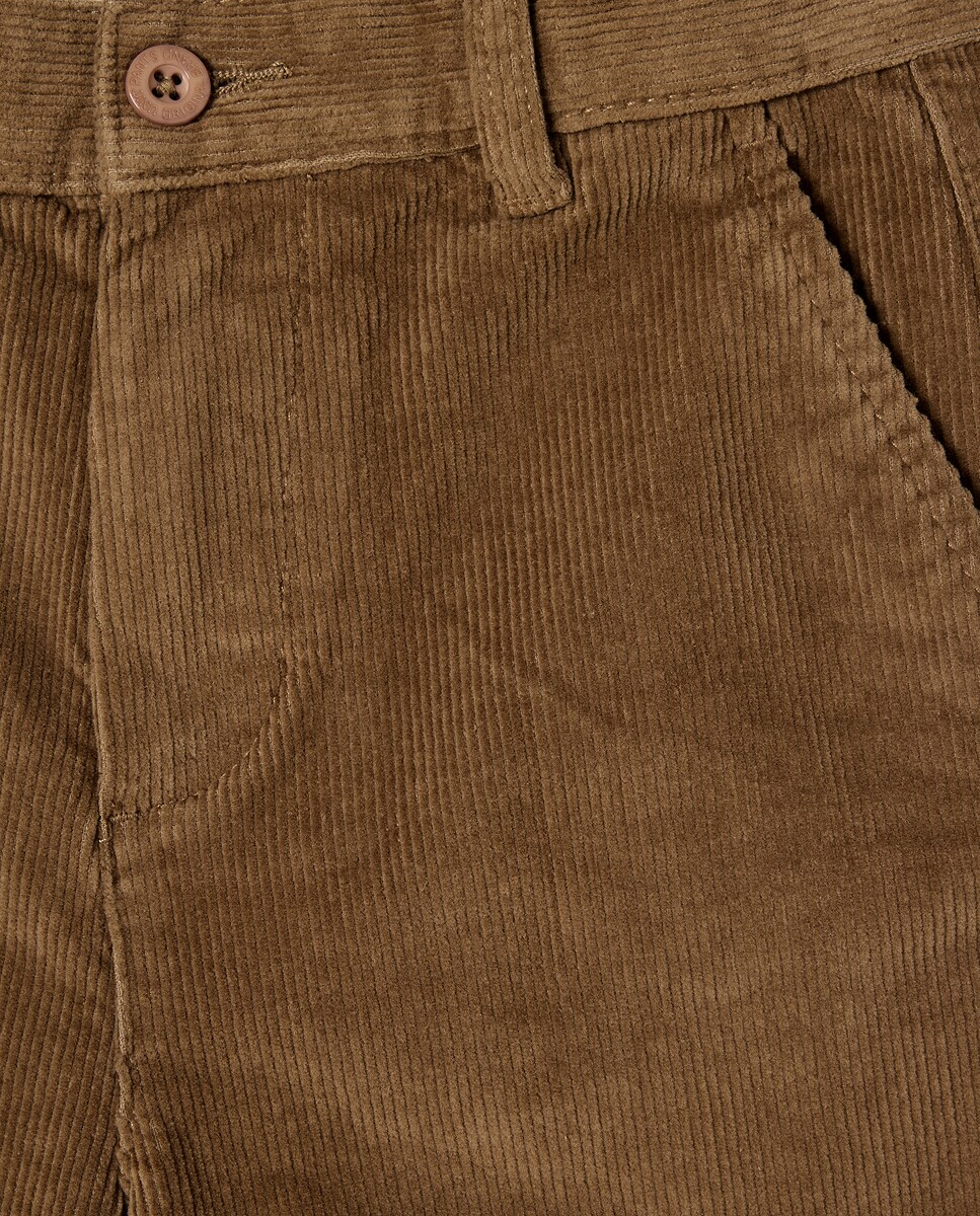 Bermuda de niño pana Marrón-3