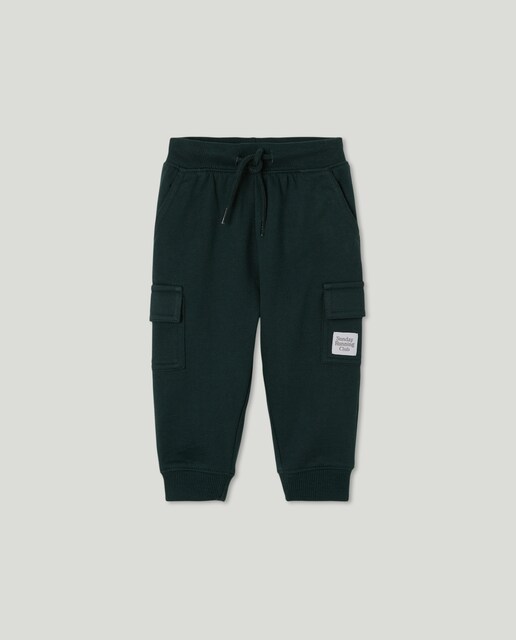 Imagen 0 de Pantalón de bebé cargo felpa