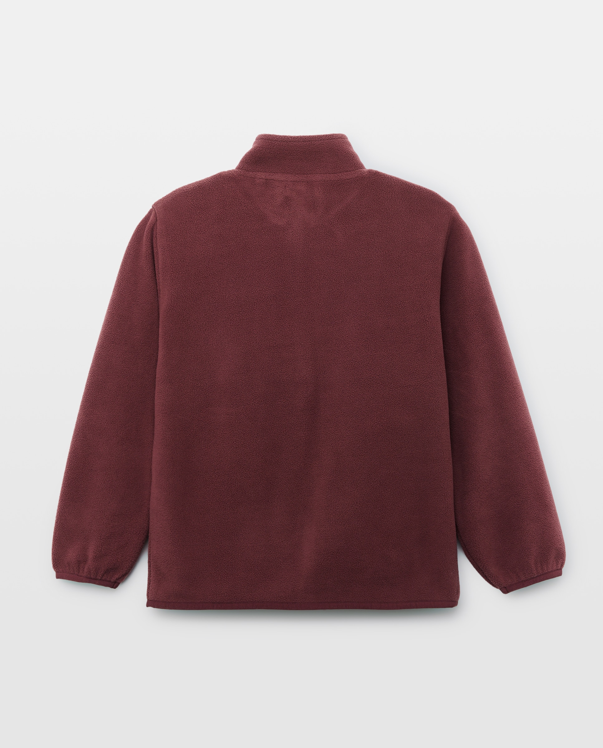 Chaqueta de niño polar básica Burdeos-2