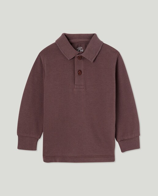 Imagen 0 de Polo de bebé piqué manga larga