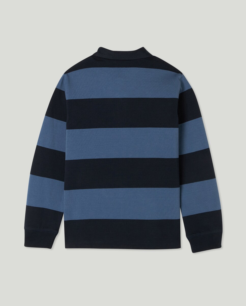 Polo de niño rayas Azul-2