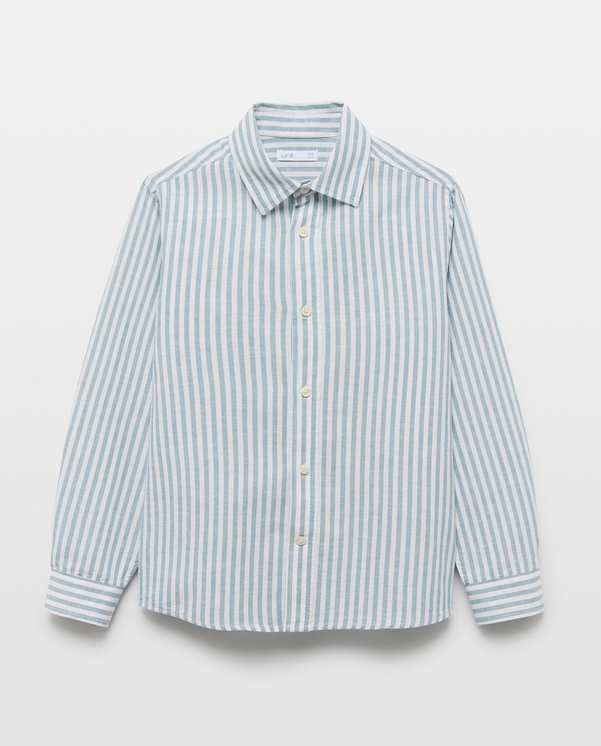 Imagen 0 de Camisa de niño algodón-lino rayas
