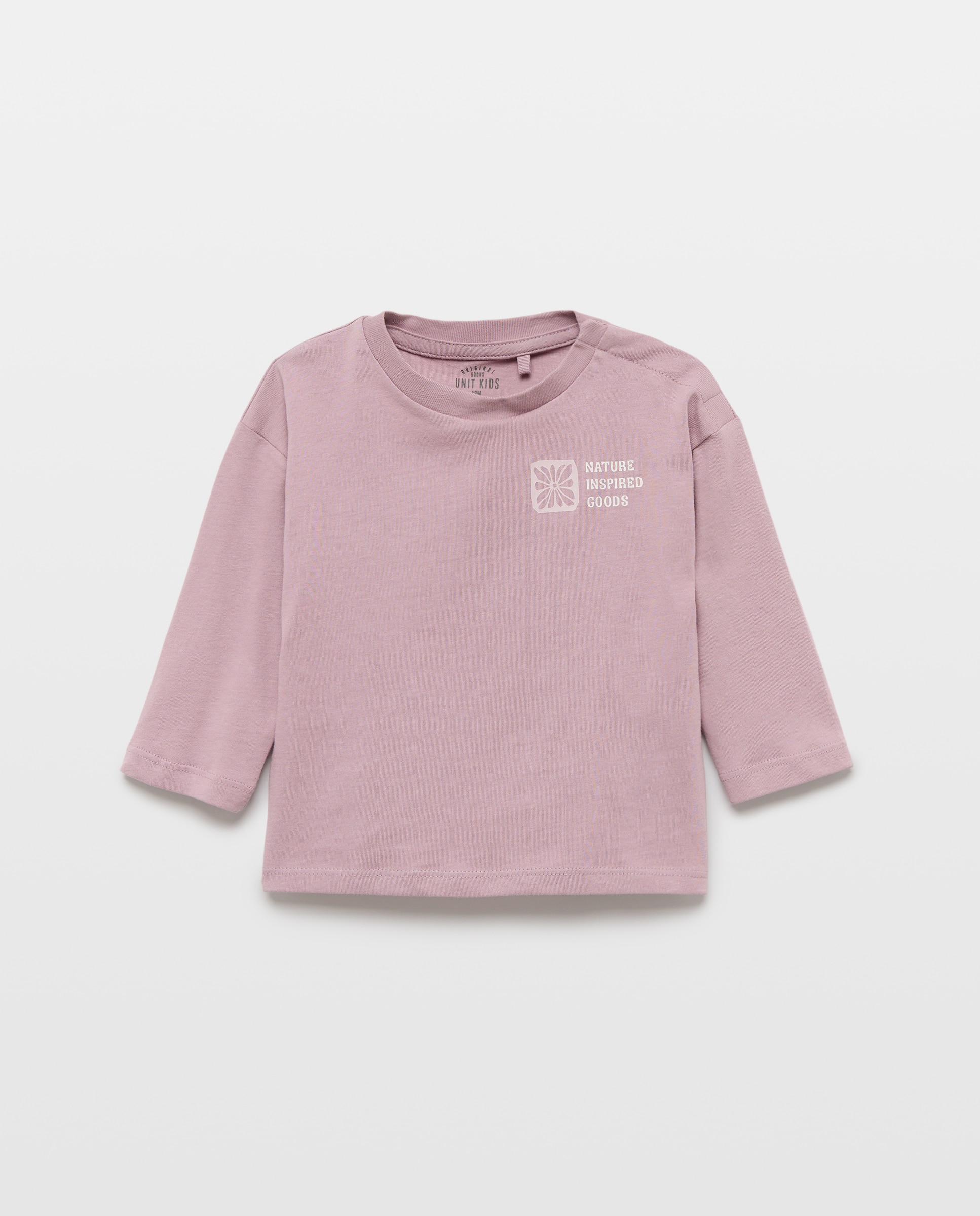 Imagen 0 de Camiseta de bebé estampada manga larga