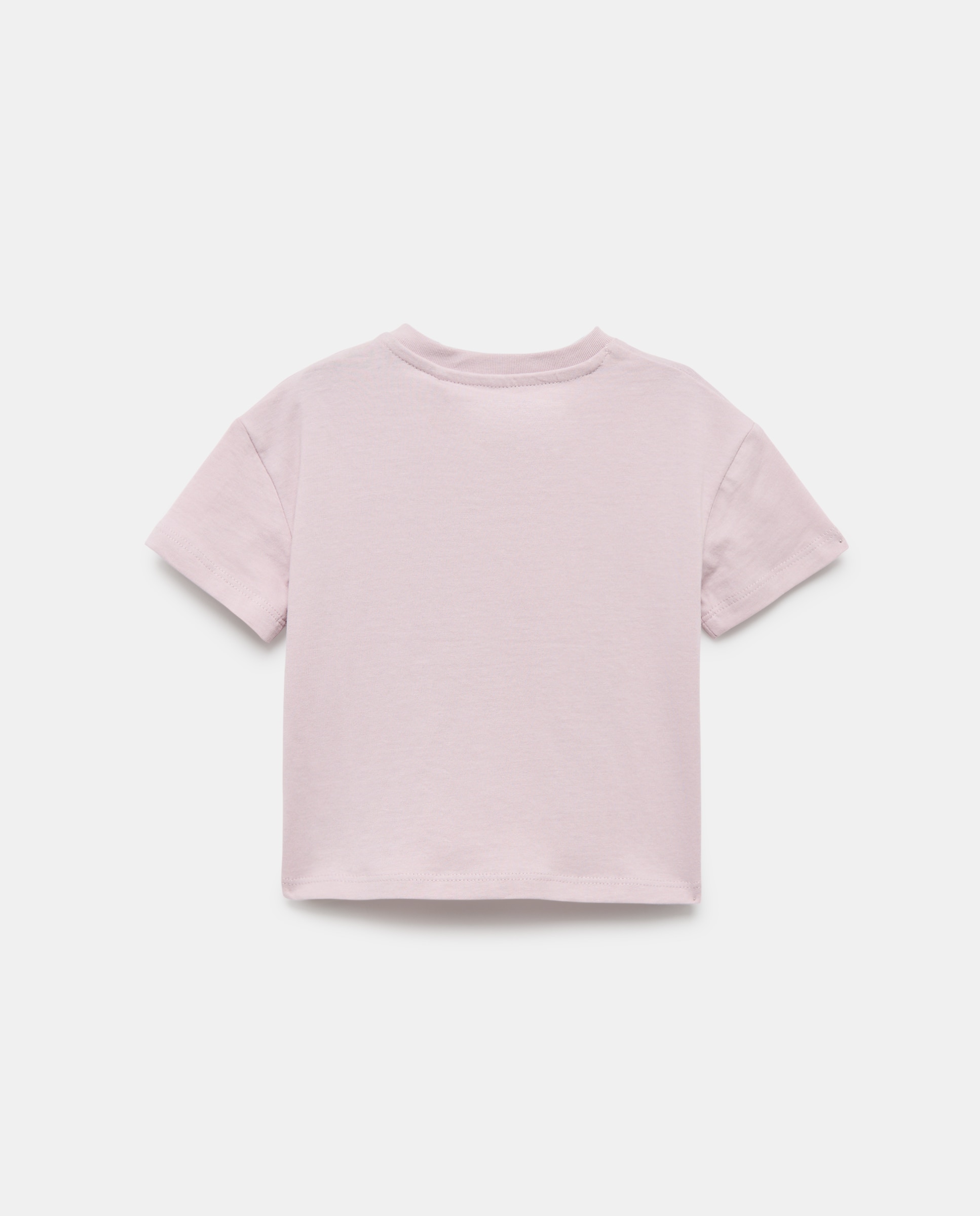 Camiseta de bebé detalle bordado manga corta 284 Lila-2