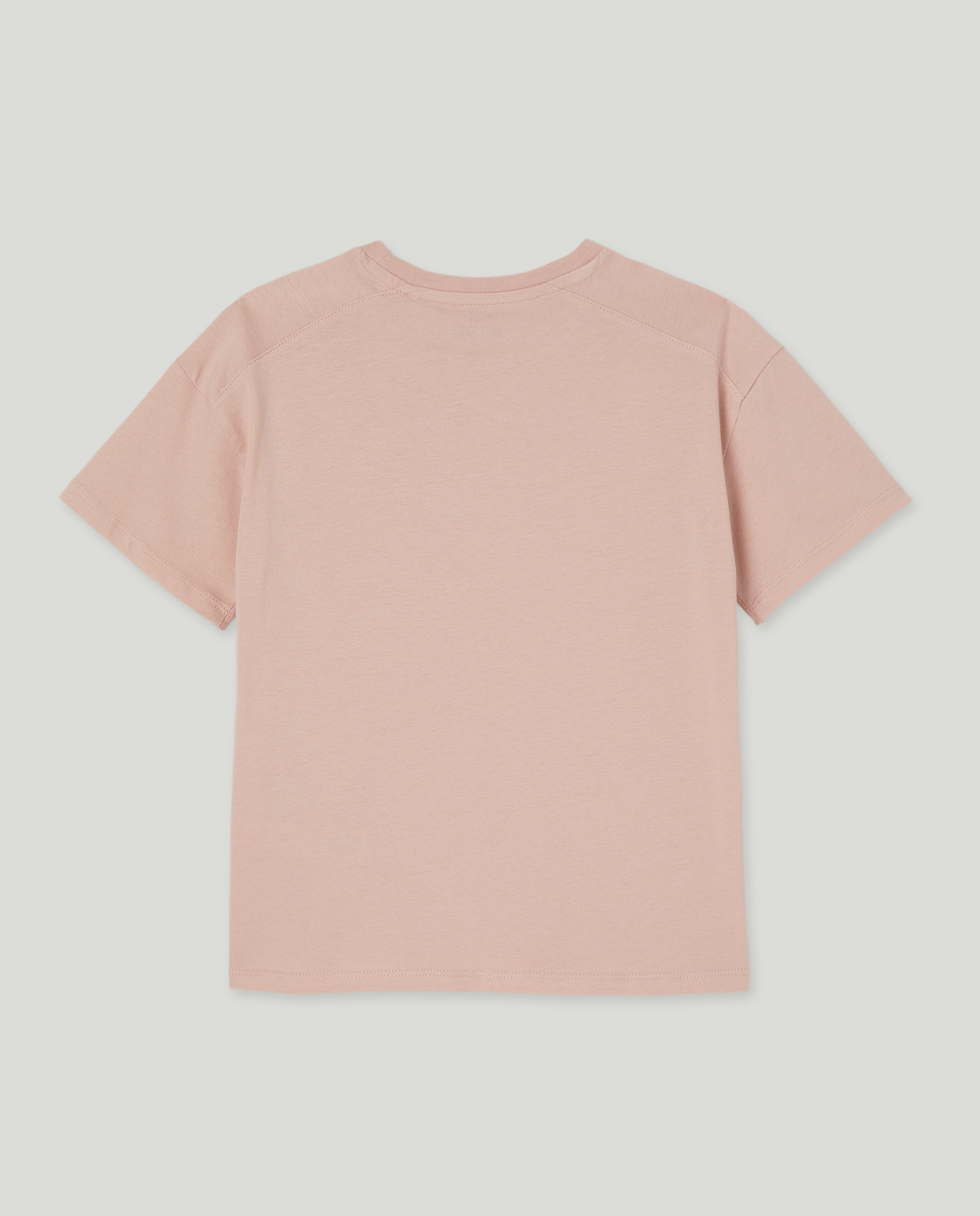 Camiseta de niño estampada manga corta Rosa-2