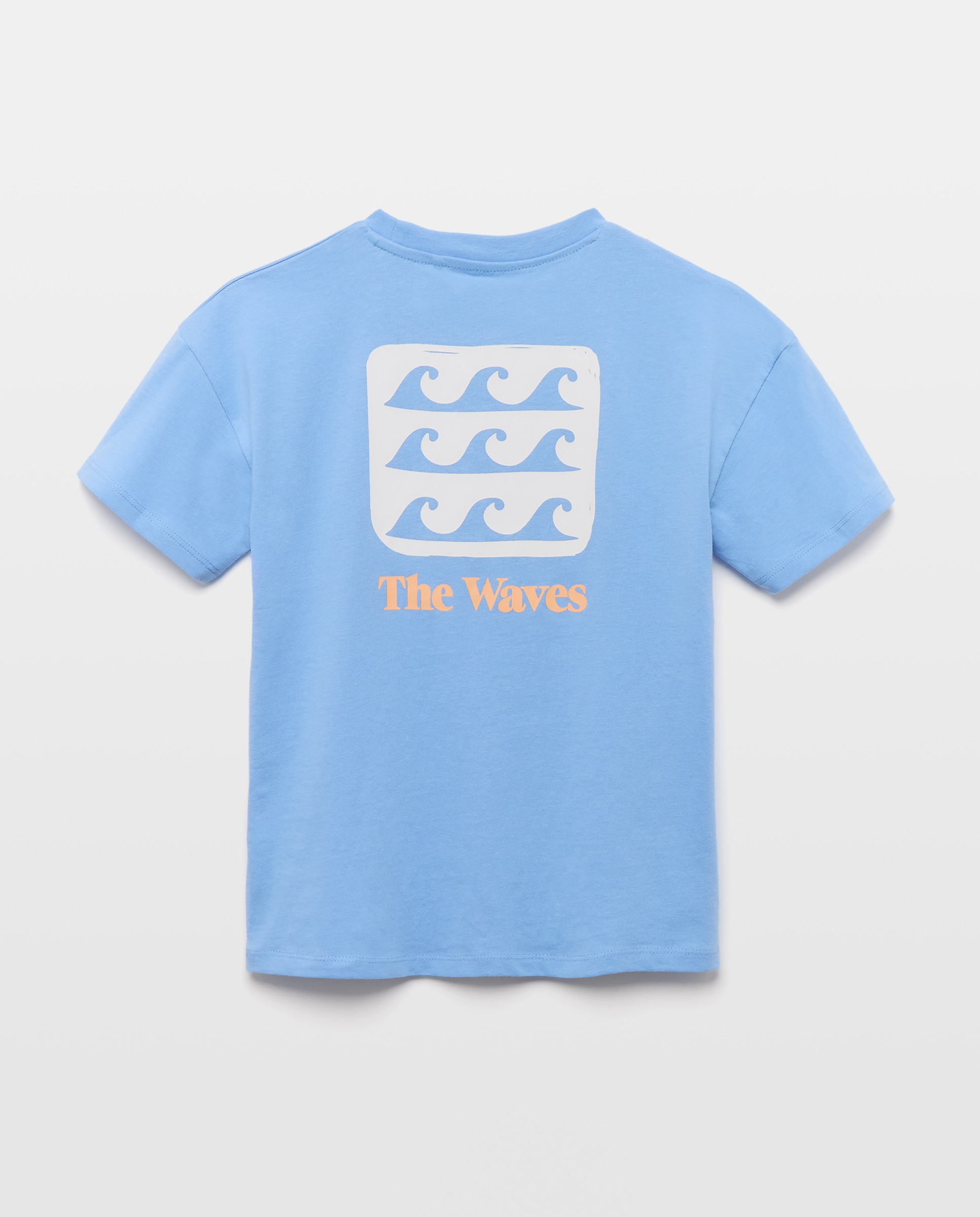 Camiseta de niño estampada manga corta Azul Intenso-2