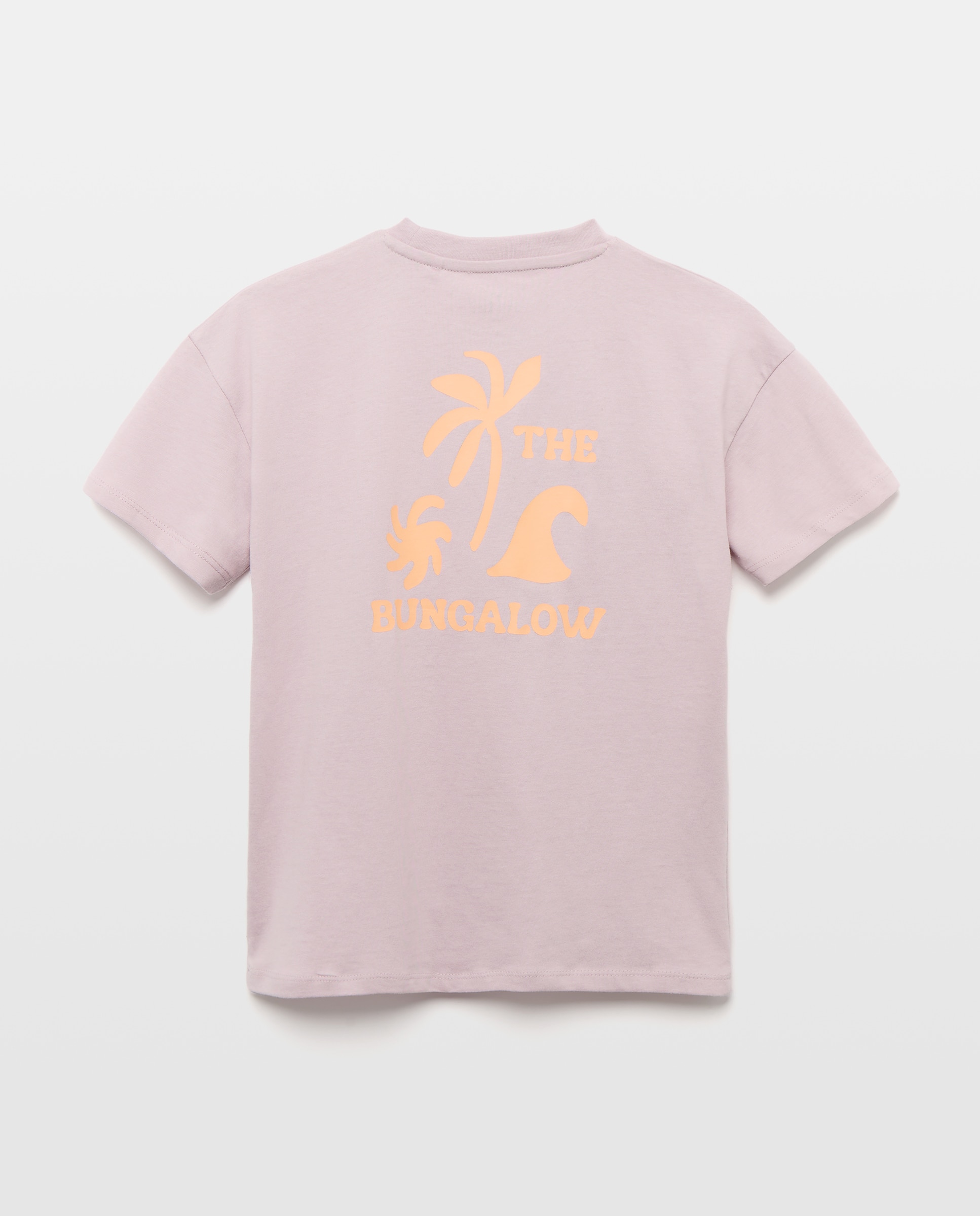 Camiseta de niño estampada manga corta 284 Lila-2