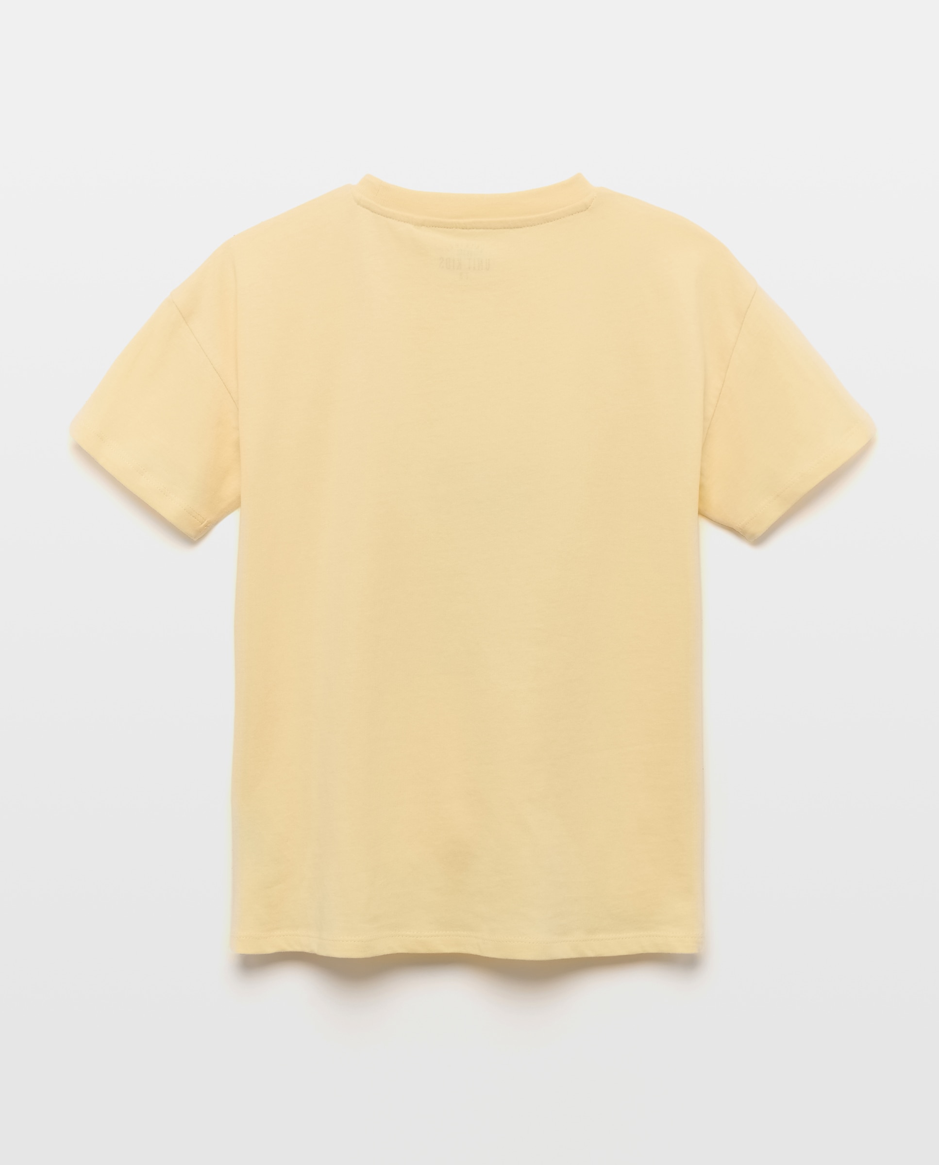 Camiseta de niño estampada manga corta 300 Amarillo-2