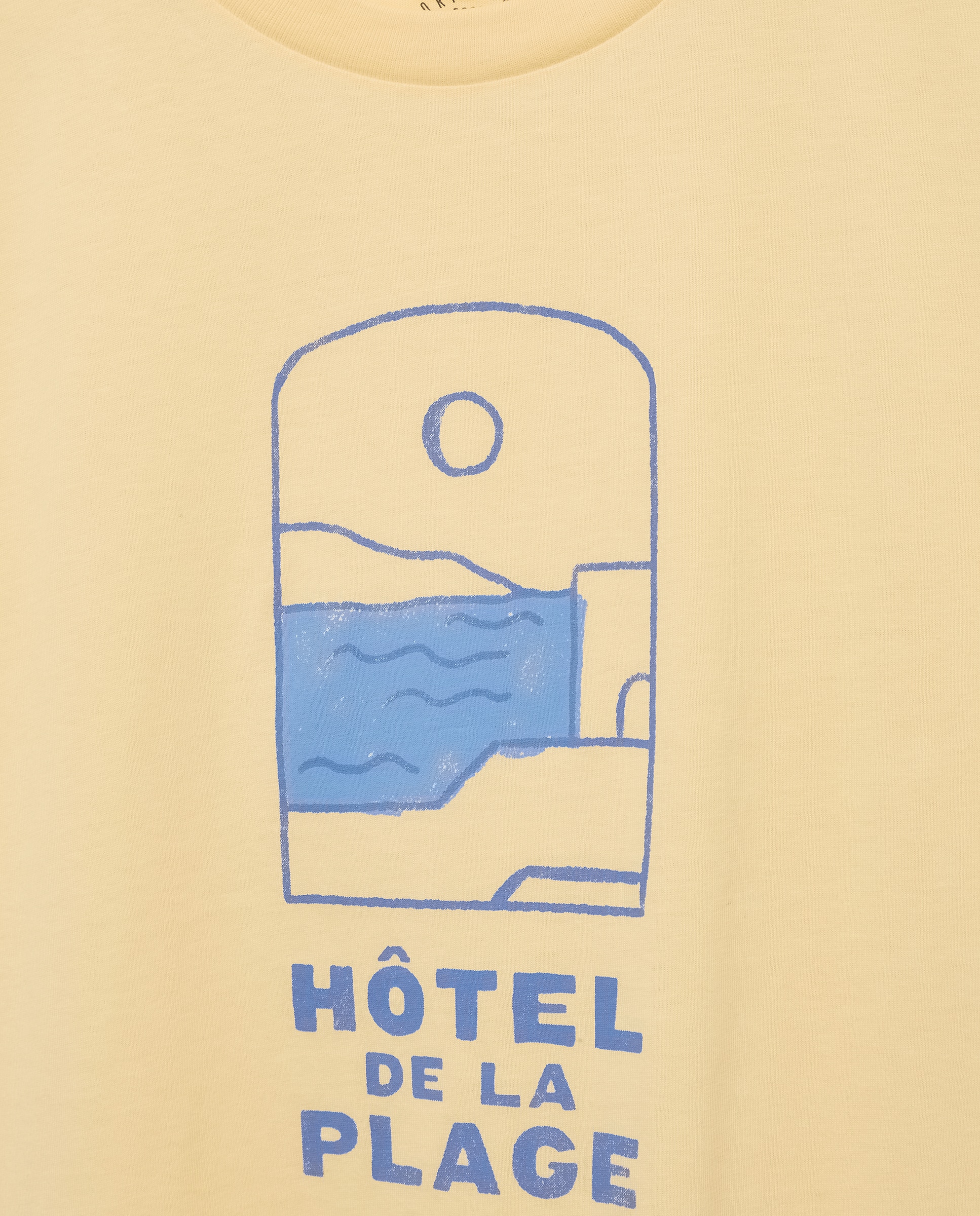 Camiseta de niño estampada manga corta 300 Amarillo-3