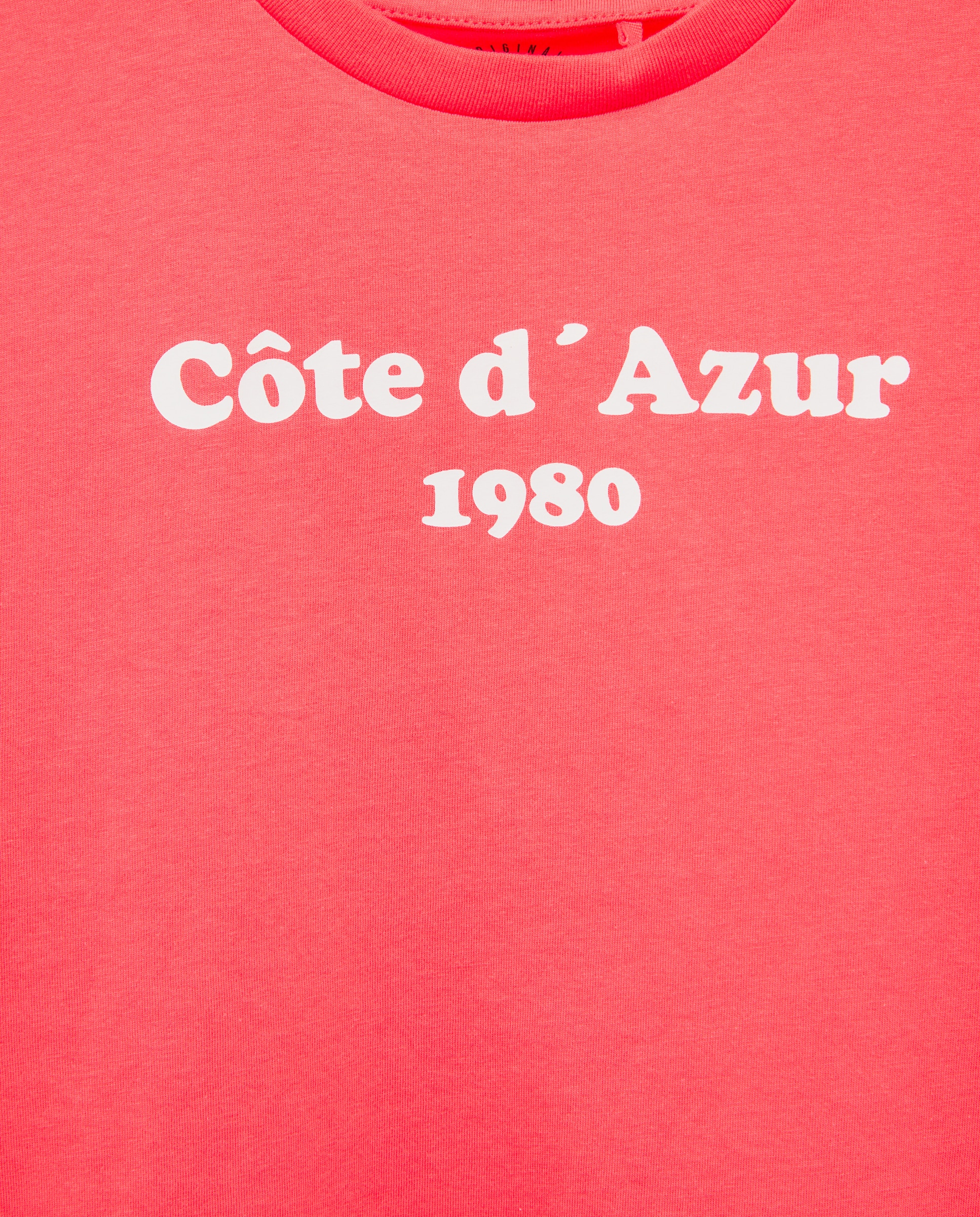 Camiseta de niño estampada manga corta 630 Coral-3