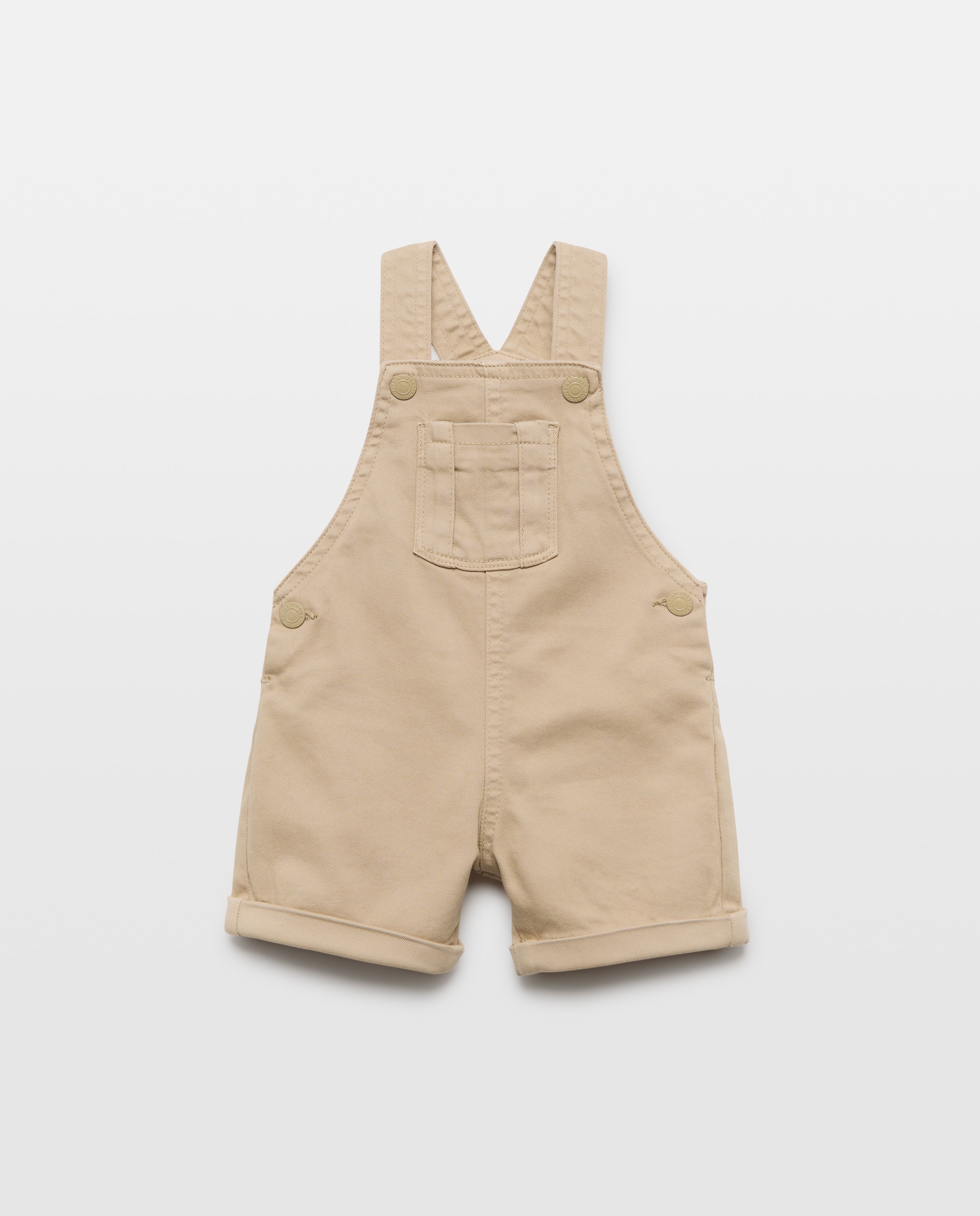 Imagen 0 de Peto de bebé corto denim color efecto lavado