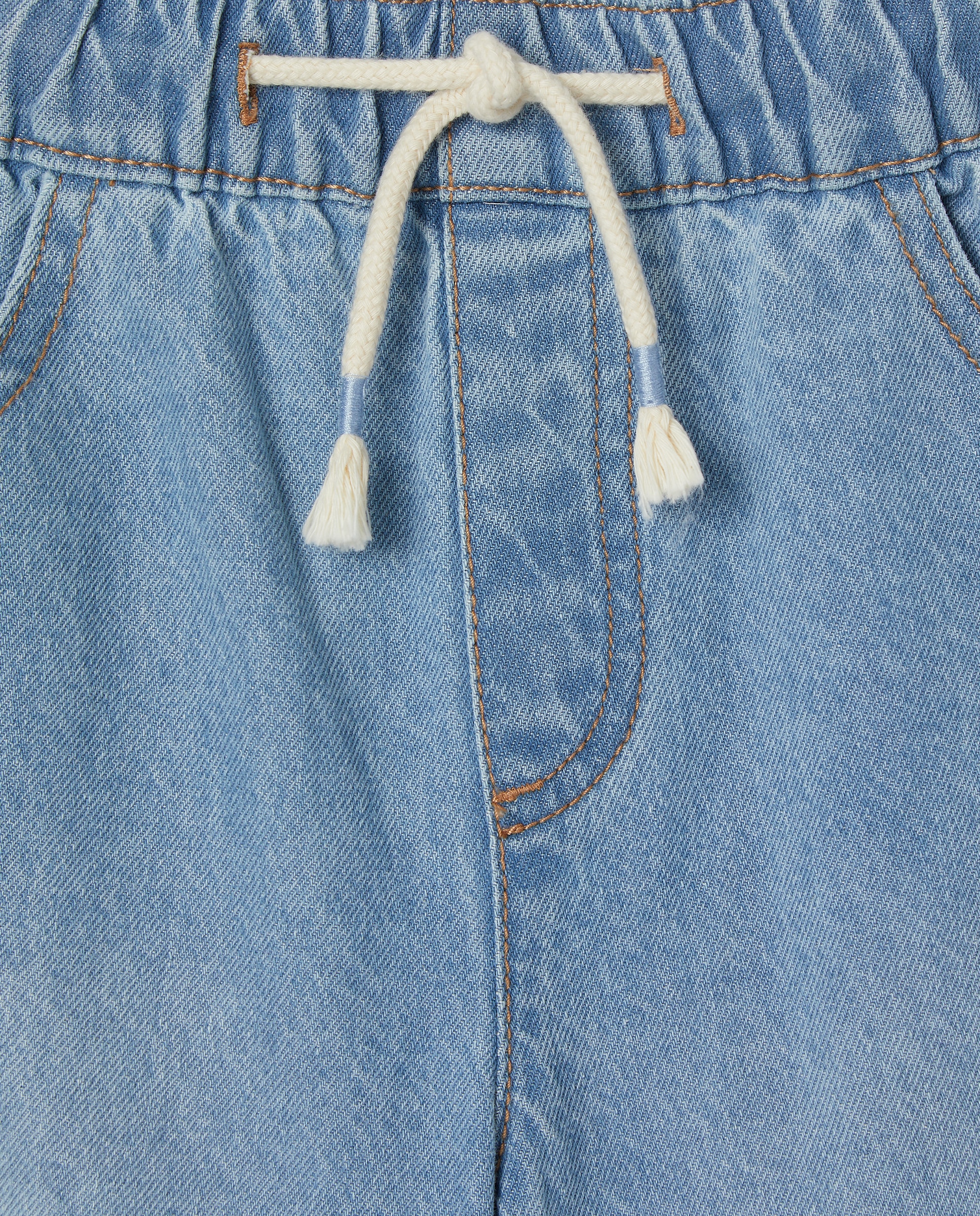 Bermuda de niño denim gomas Azul-3