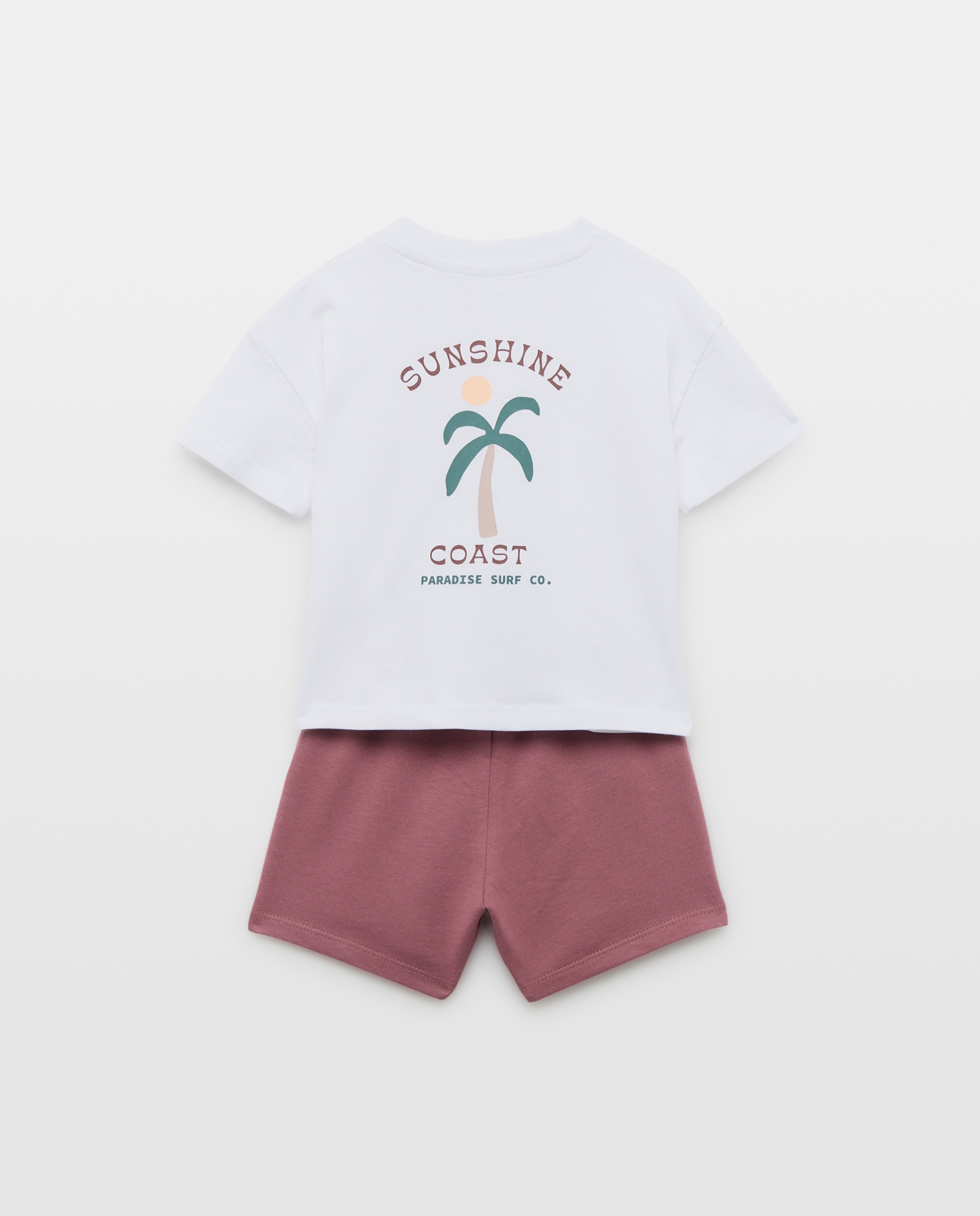 Conjunto de bebé campamento 291 Berenjena-2