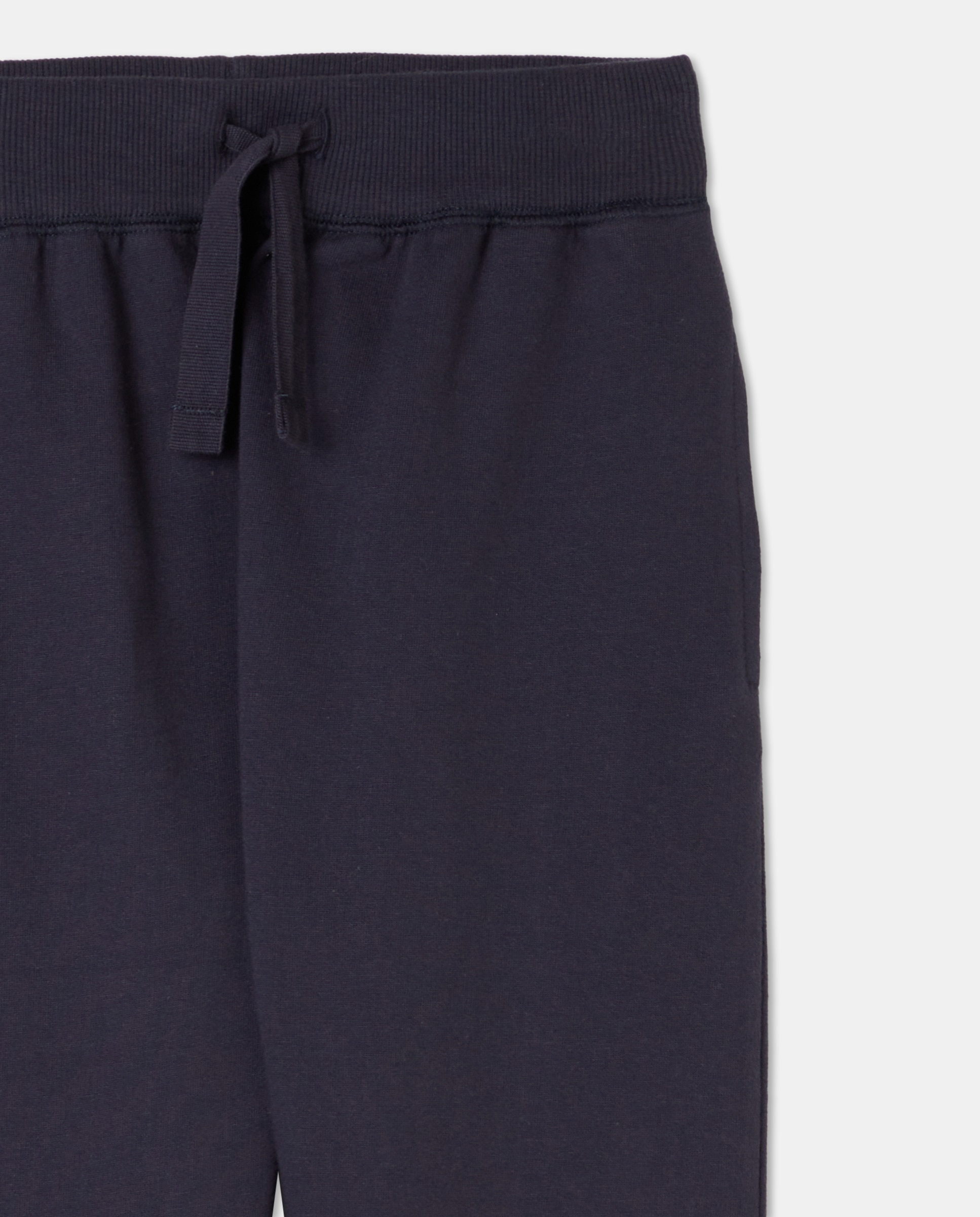 Pantalón de bebé felpa Azul marino-3