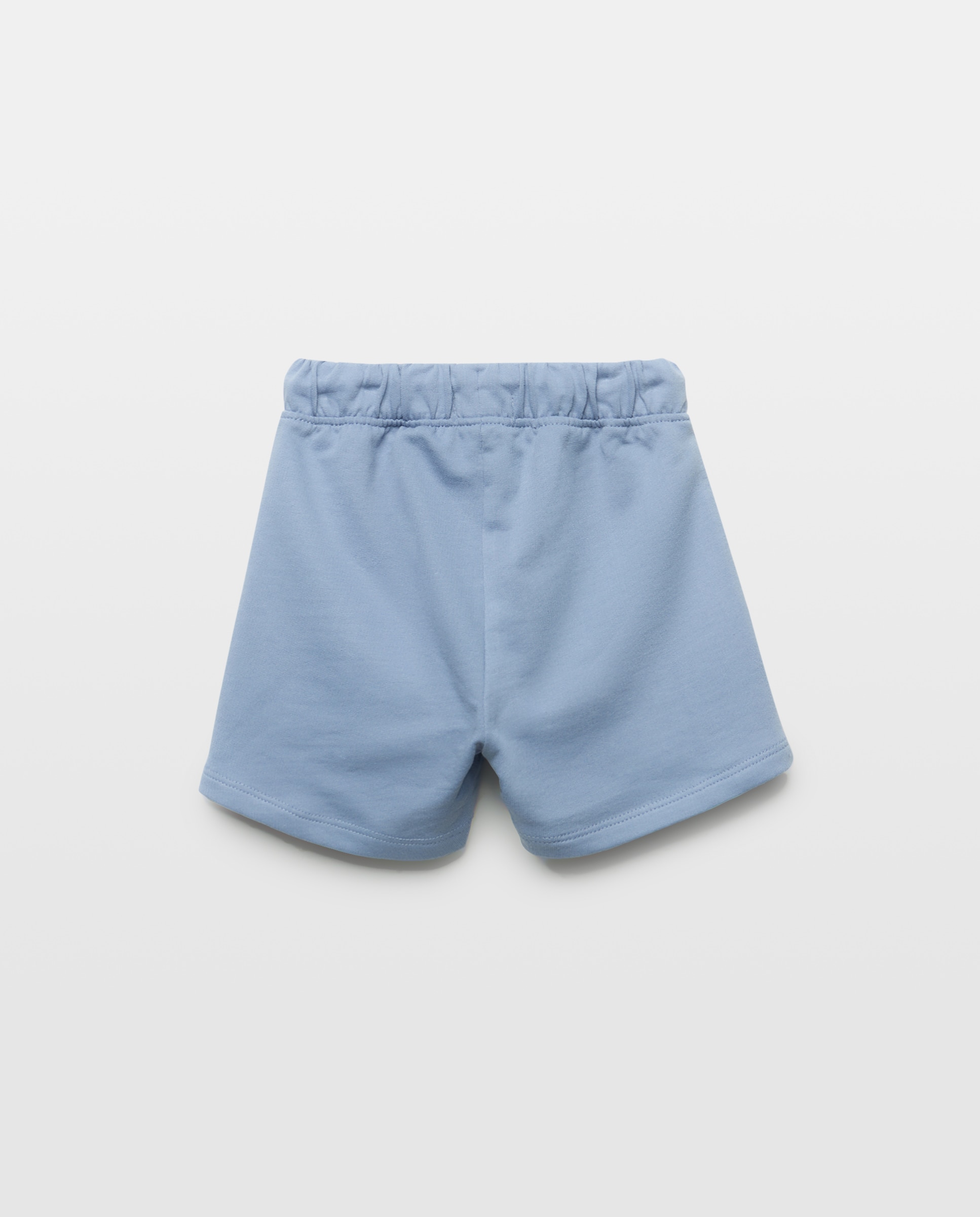 Pack 2 bermudas de bebé felpa 400 Azul-2